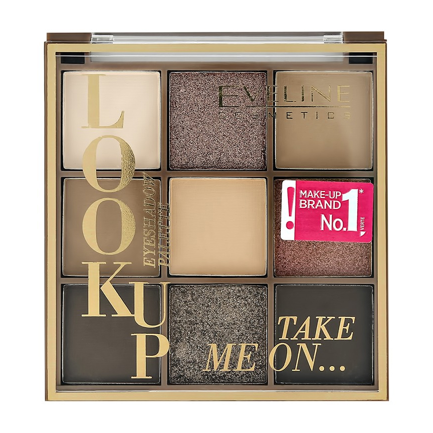 Палетка теней для век Eveline Cosmetics Look Up Take me on, 10.8г