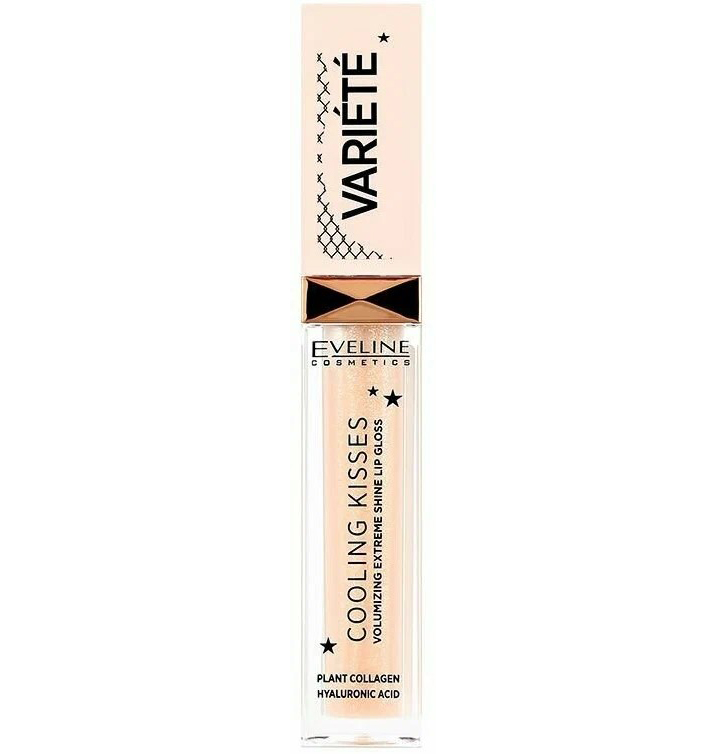 Блеск для губ Eveline Cosmetics Variete Cooling Kisses, тон 01