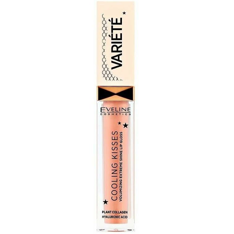Блеск для губ Eveline Cosmetics Variete Cooling Kisses, тон 02