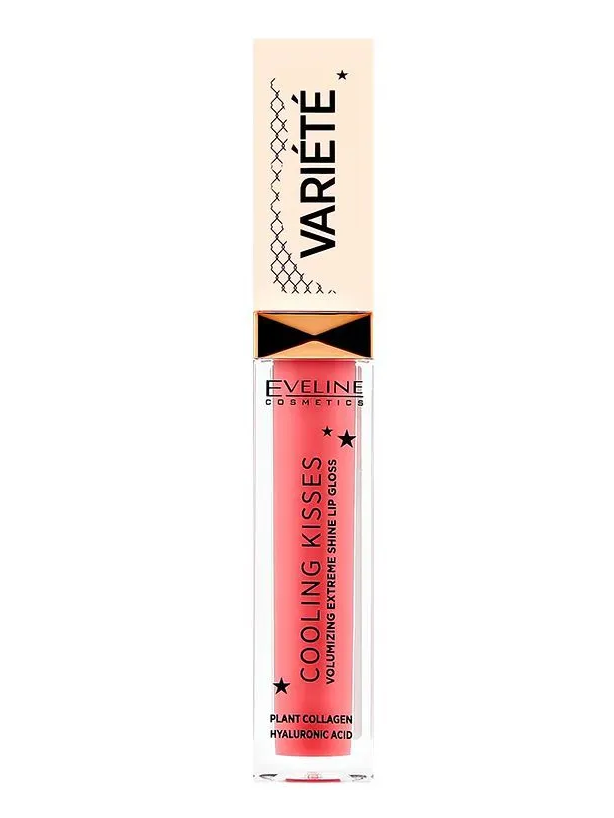 Блеск для губ Eveline Cosmetics Variete Cooling Kisses, тон: 05 New romance, 6.8 мл
