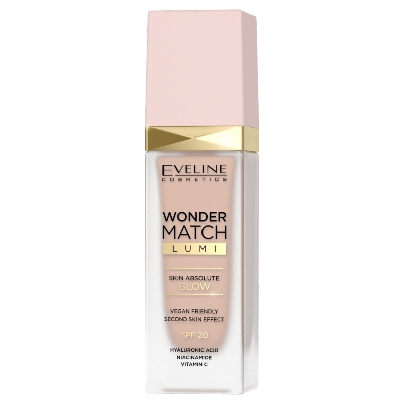 Тональная основа Eveline Cosmetics Wonder Match Lumi, тон: 10 vanilla, 30 мл
