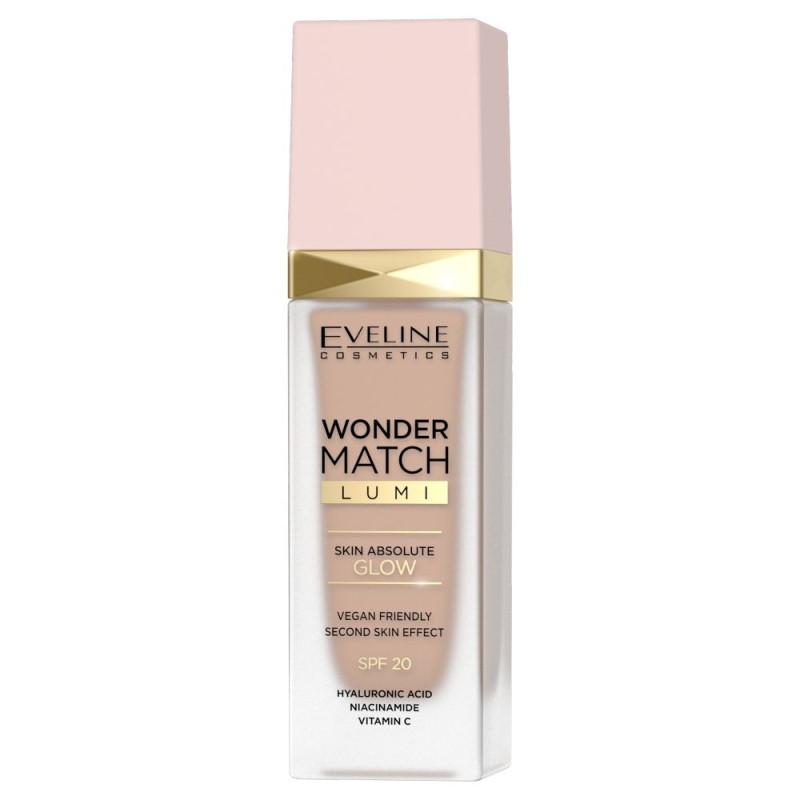 Тональная основа Eveline Cosmetics Wonder Match Lumi тон 20 nude, 30 мл