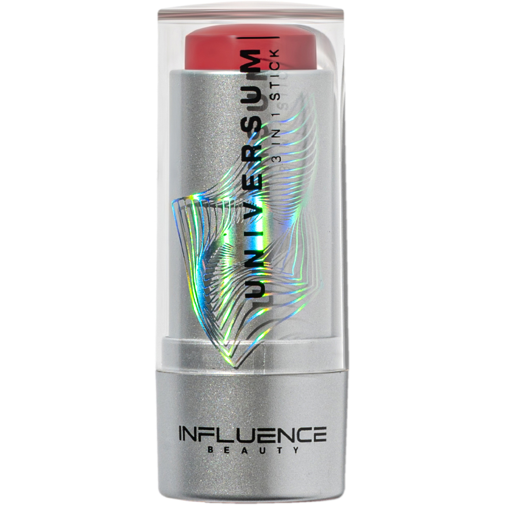 Румяна-стик 3 в 1 Influence Beauty Universum, тон 04: натуральный розовый, 5.5г