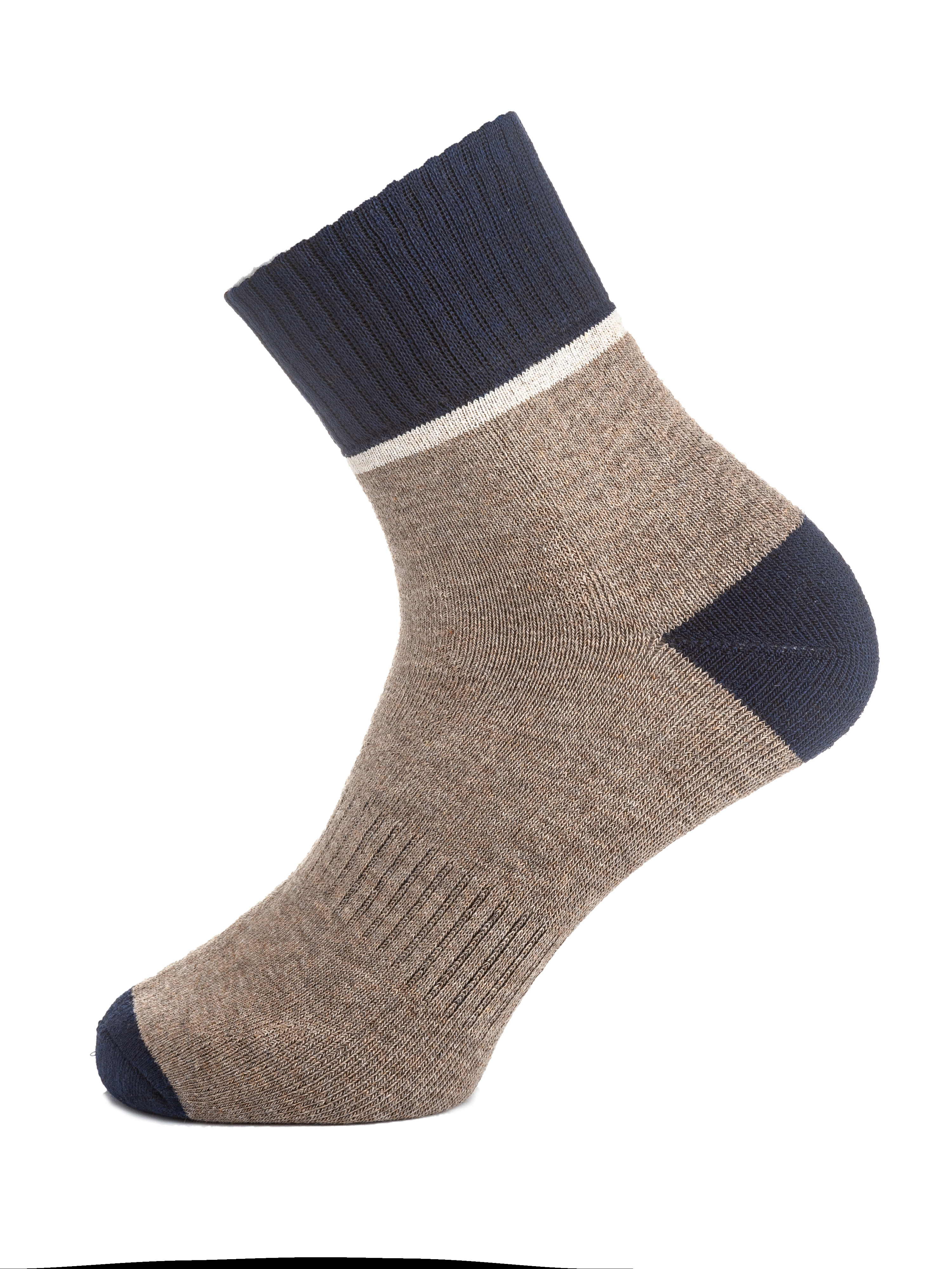 Носки муж.24-M (махра), beige mel., L-(41-43))
