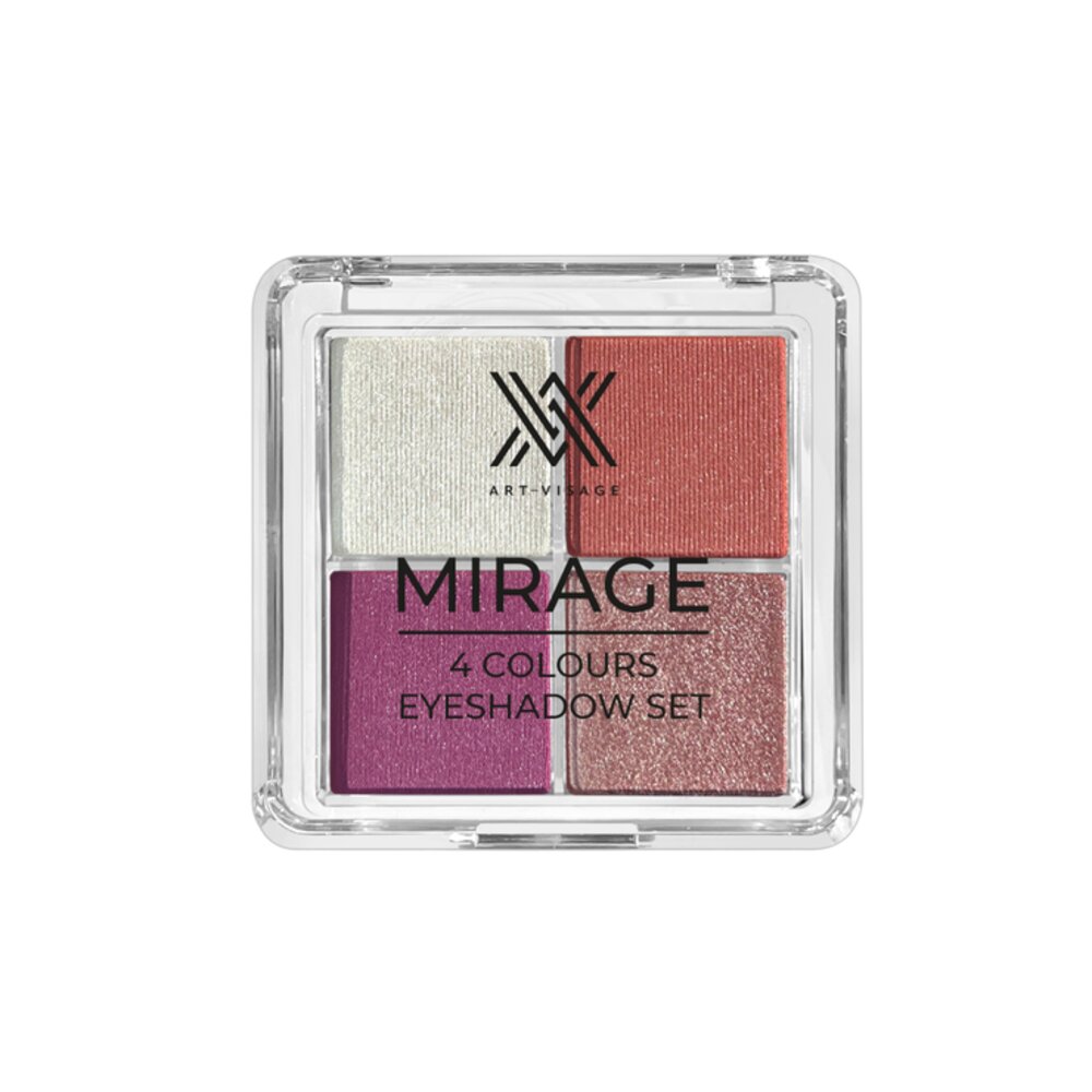 Art-Visage тени для век 4цв. Мираж (Mirage) тон02 фламинго