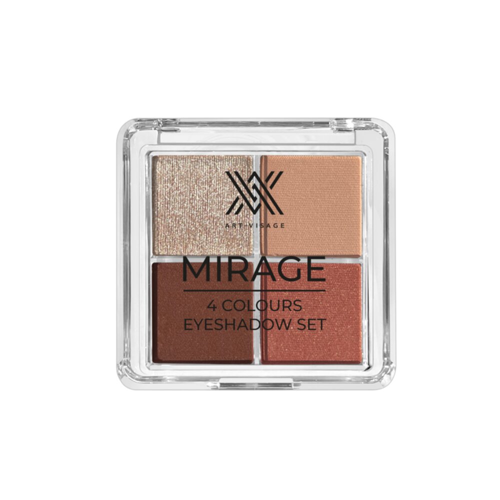 Art-Visage тени для век 4цв. Мираж (Mirage) тон05 терракотовый