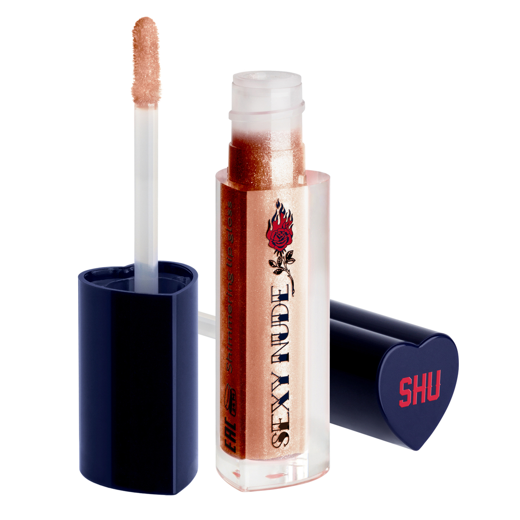 Блеск для губ Shu Sexy Nude, мерцающий, тон: 448 какао, 3мл