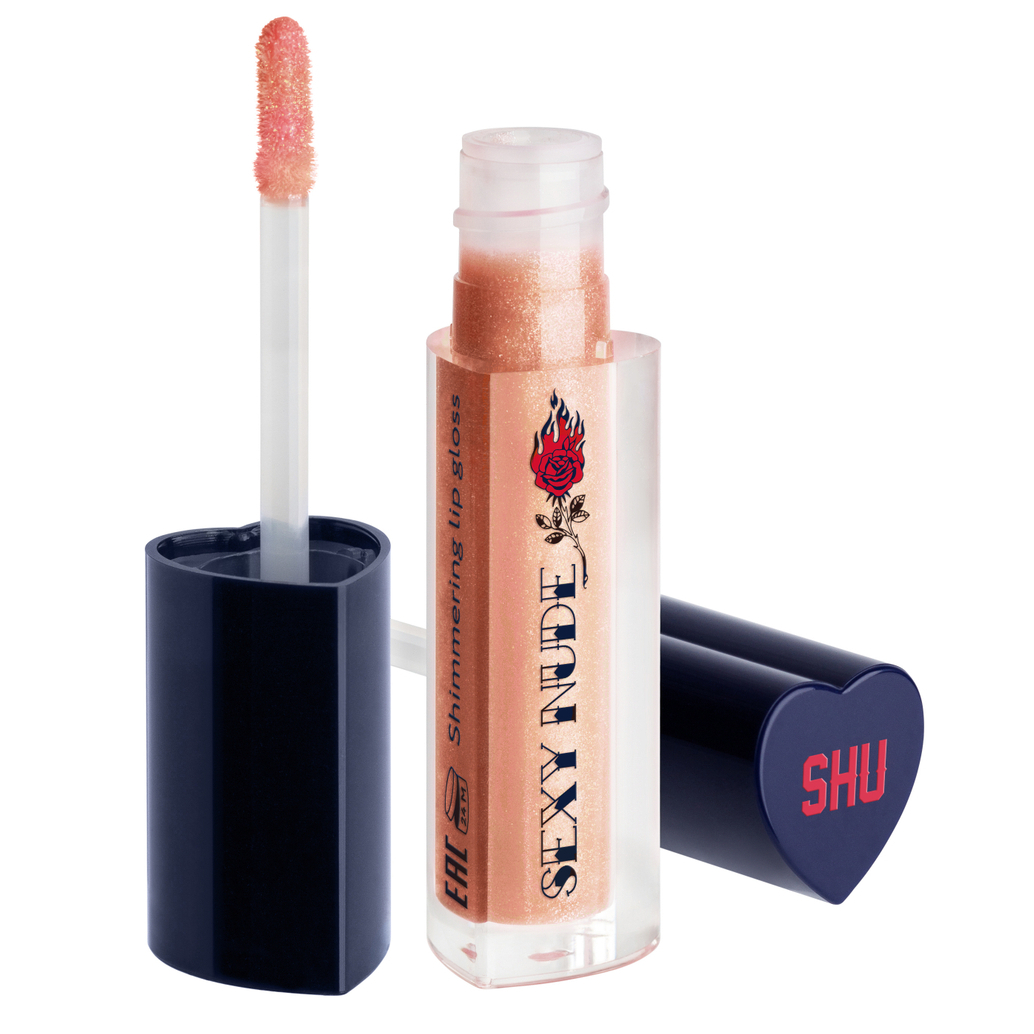 Блеск для губ Shu Sexy Nude, мерцающий, тон: 451 нюдовый, 3мл