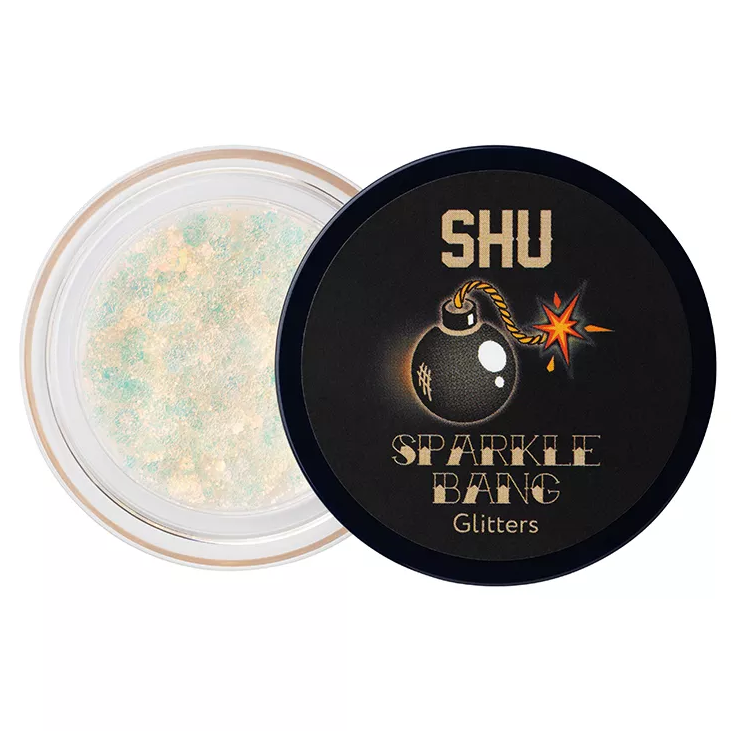 Глиттер для лица и тела Shu Sparkle Bang, тон: 132 дуохромный золотой, 3г
