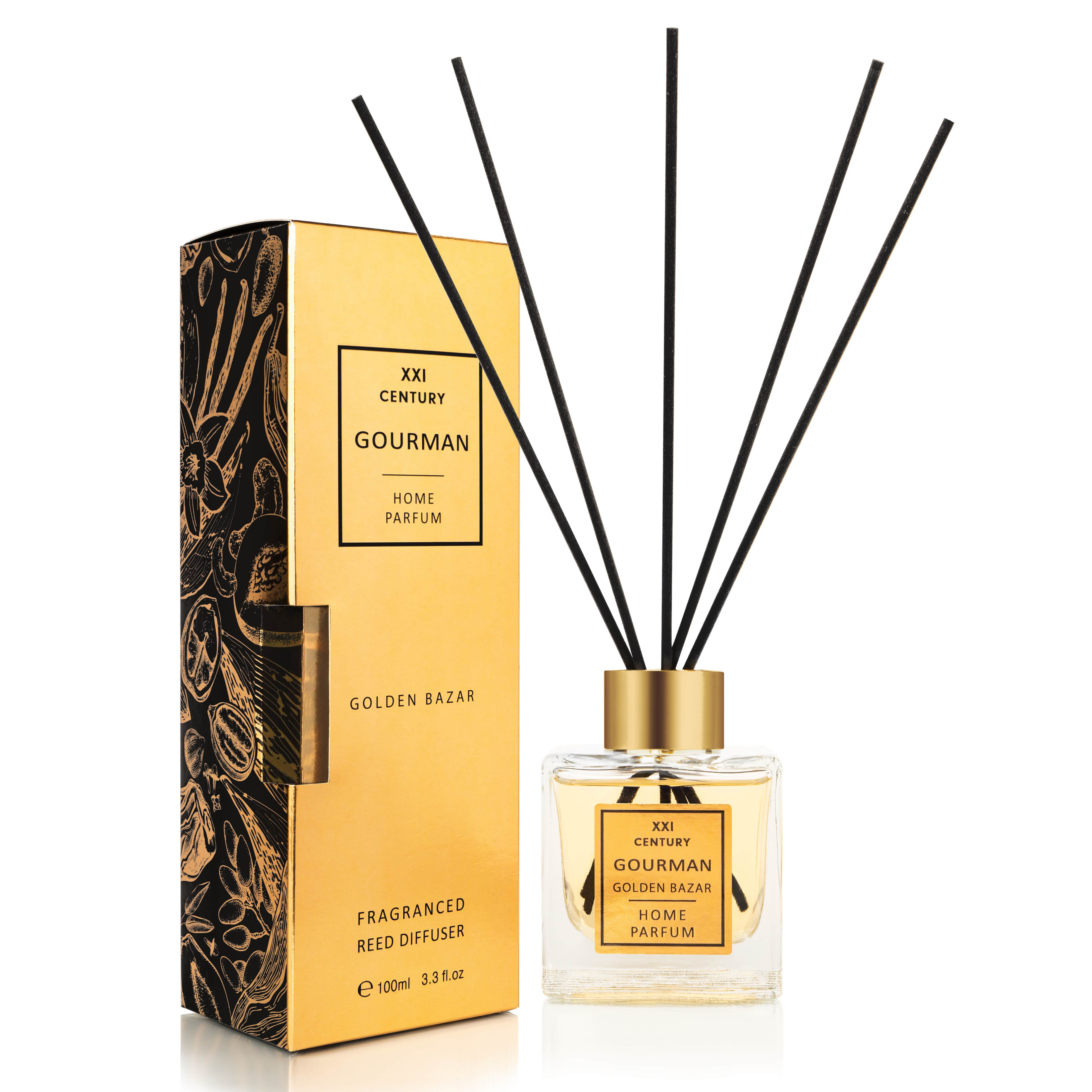 Парфюмерный ароматизатор для дома XXI Century Gourman Golden Bazar, 100мл