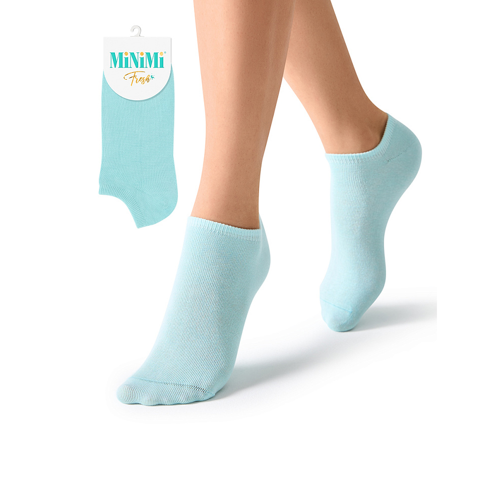 Носки женские укороченные Minimi Fresh, цвет: Azzurro, размер: 39-41