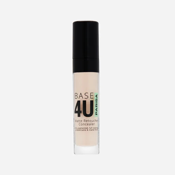 Жидкий консилер Parisa Base 4U, матовый, тон: 03 Pink Biege, 8мл
