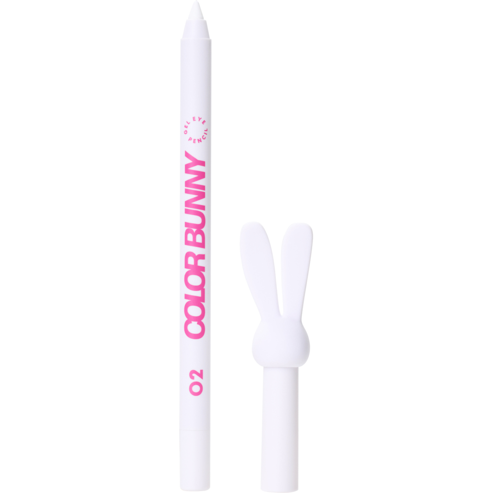 Карандаш для глаз Love Generation Color Bunny, гелевый, стойкий, насыщенный, тон: 02 белый, 1.3г