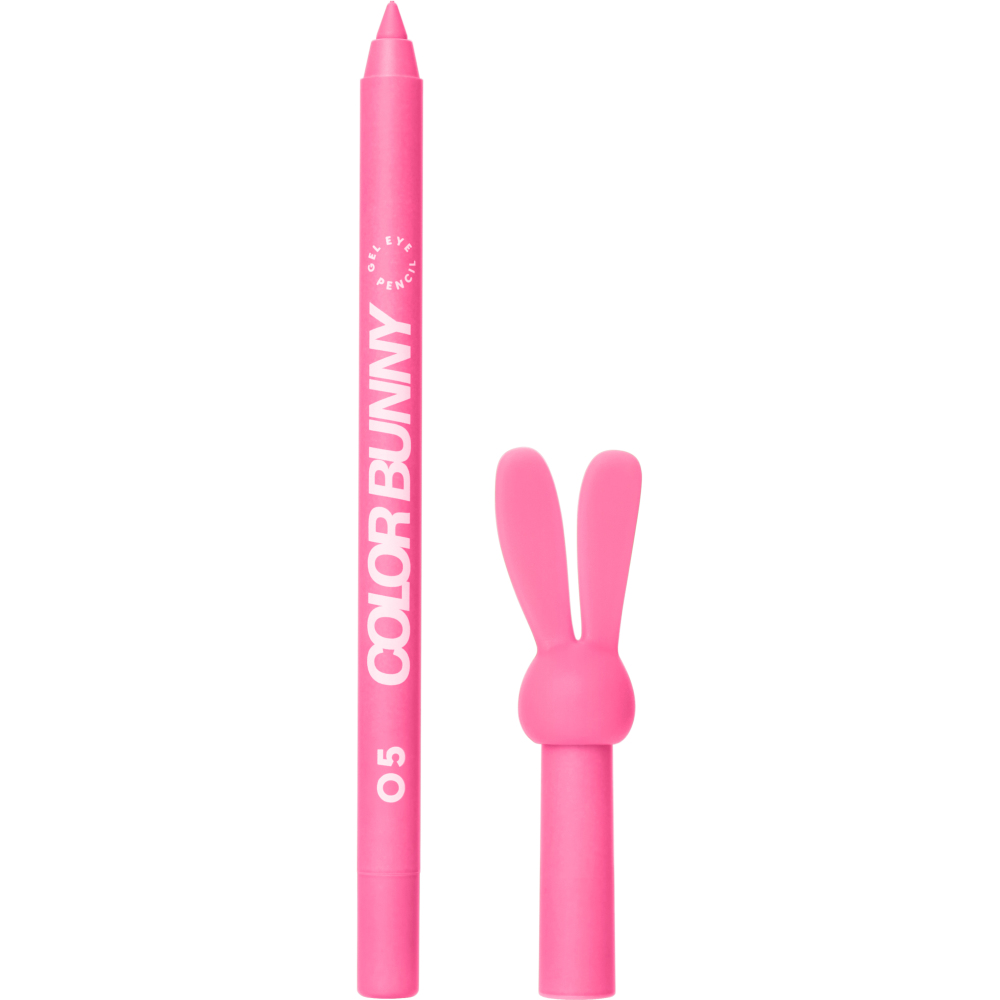 Карандаш для глаз Love Generation Color Bunny, гелевый, стойкий, насыщенный, тон: 05 розовый, 1.3г