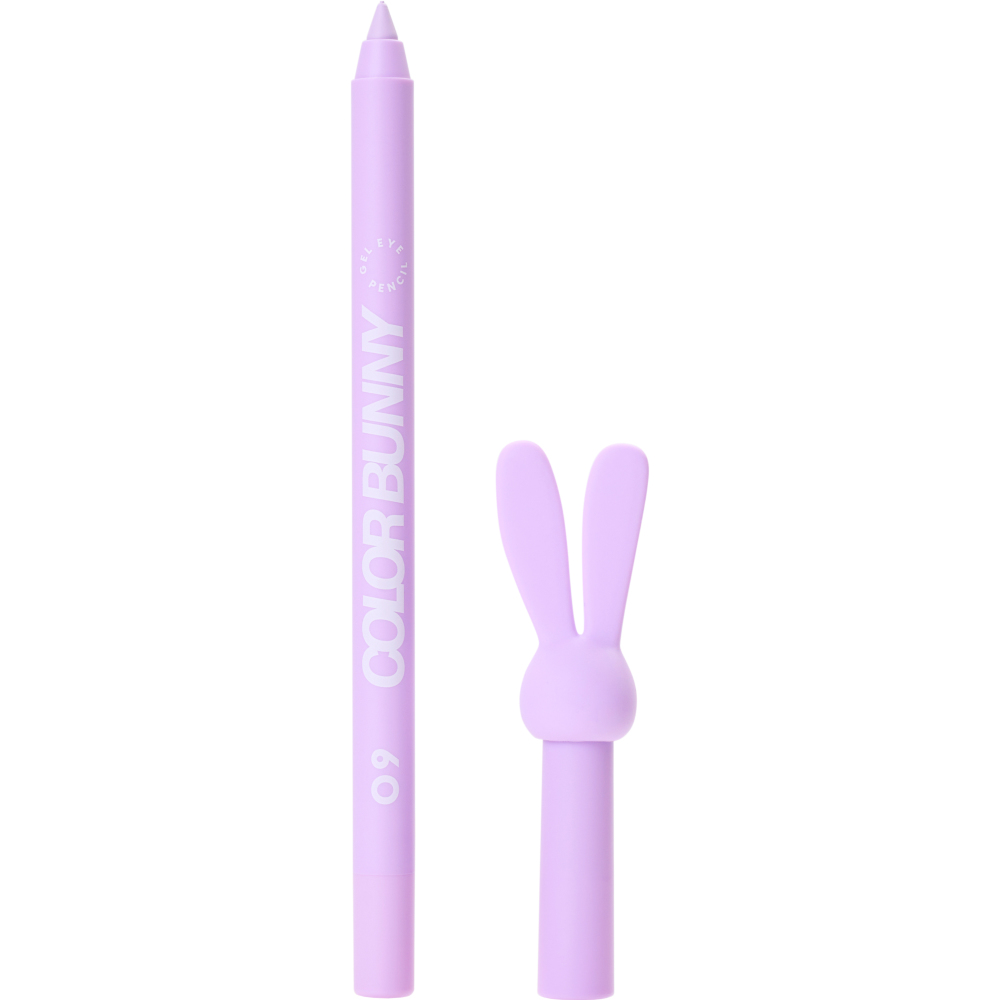 Карандаш для глаз Love Generation Color Bunny, гелевый, стойкий, насыщенный, тон: 09 сиреневый, 1.3г