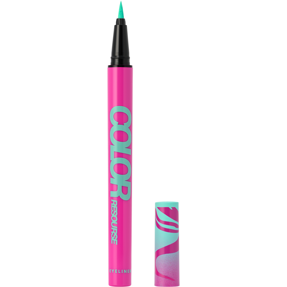 Лайнер для глаз Love Generation Color Resourse, фетровый аппликатор, тон: 03 лазурный, 0.6мл
