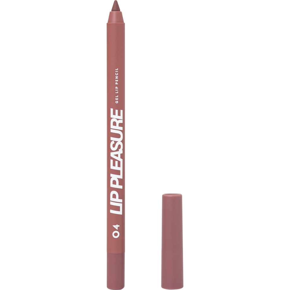 Карандаш для губ Love Generation Lip Pleasure, гелевый, тон: 04 холодный коричневый, 1.35г