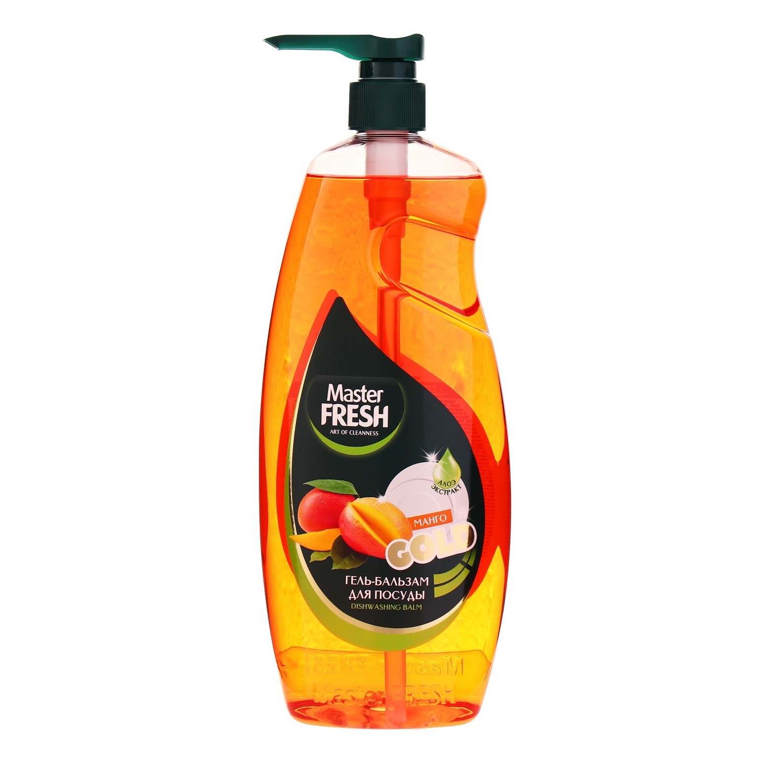 Гель-бальзам для мытья посуды Master Fresh Gold Манго, 1л