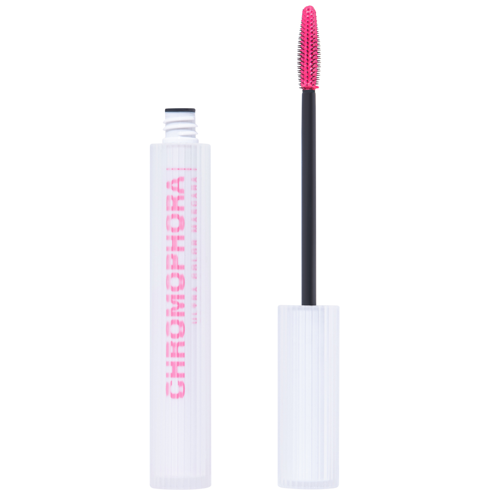 Тушь для ресниц Influence Beauty Chromophora, цветная, ультраяркая, стойкая, тон: 04 розовый, 6.5мл
