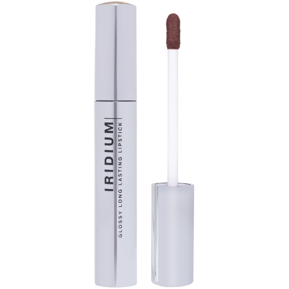 Губная помада Influence Beauty Iridium, глянцевая, стойкая, тон: 06 коричневый, 3мл