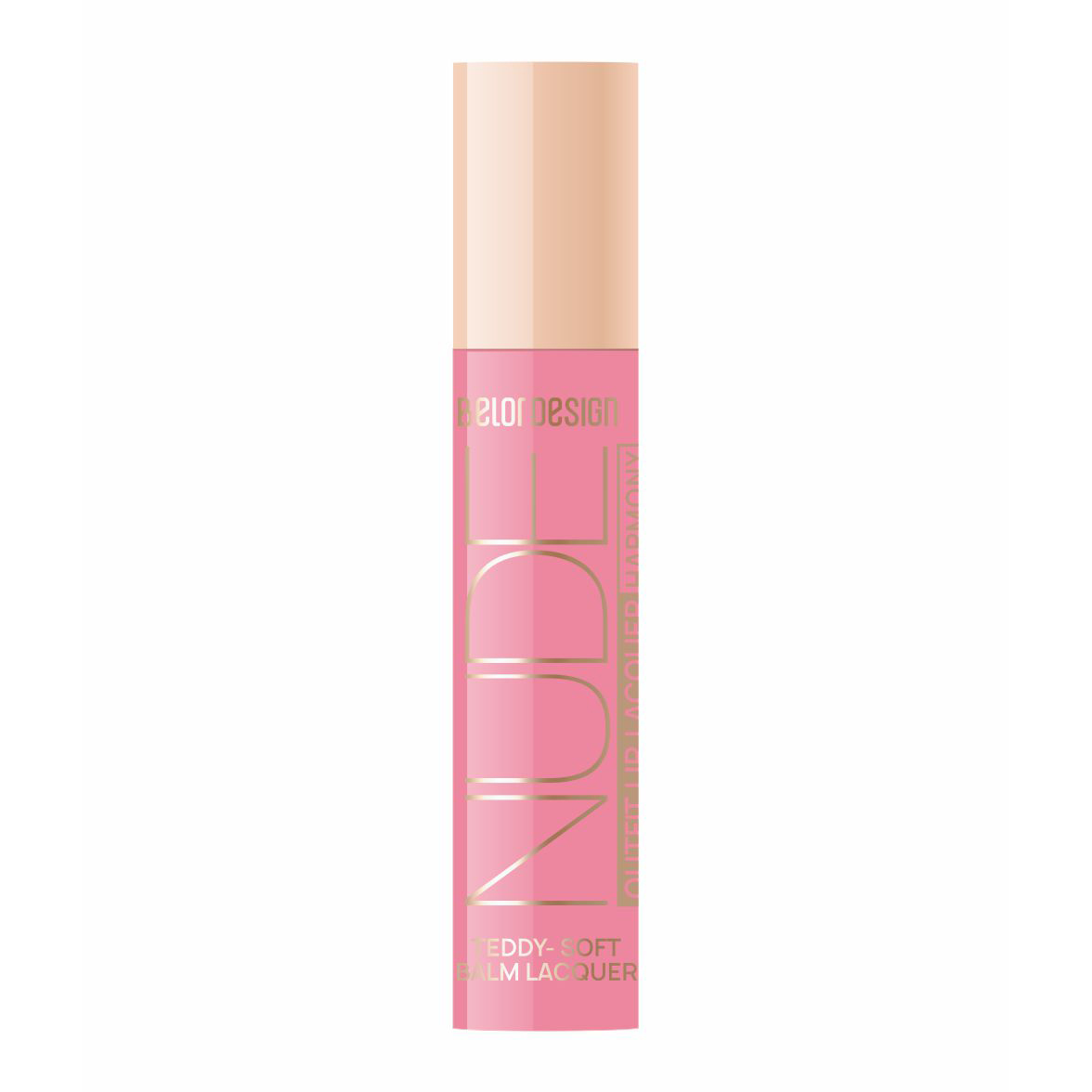 Блеск для губ Belor Design Nude Harmony лаковый, тон 24