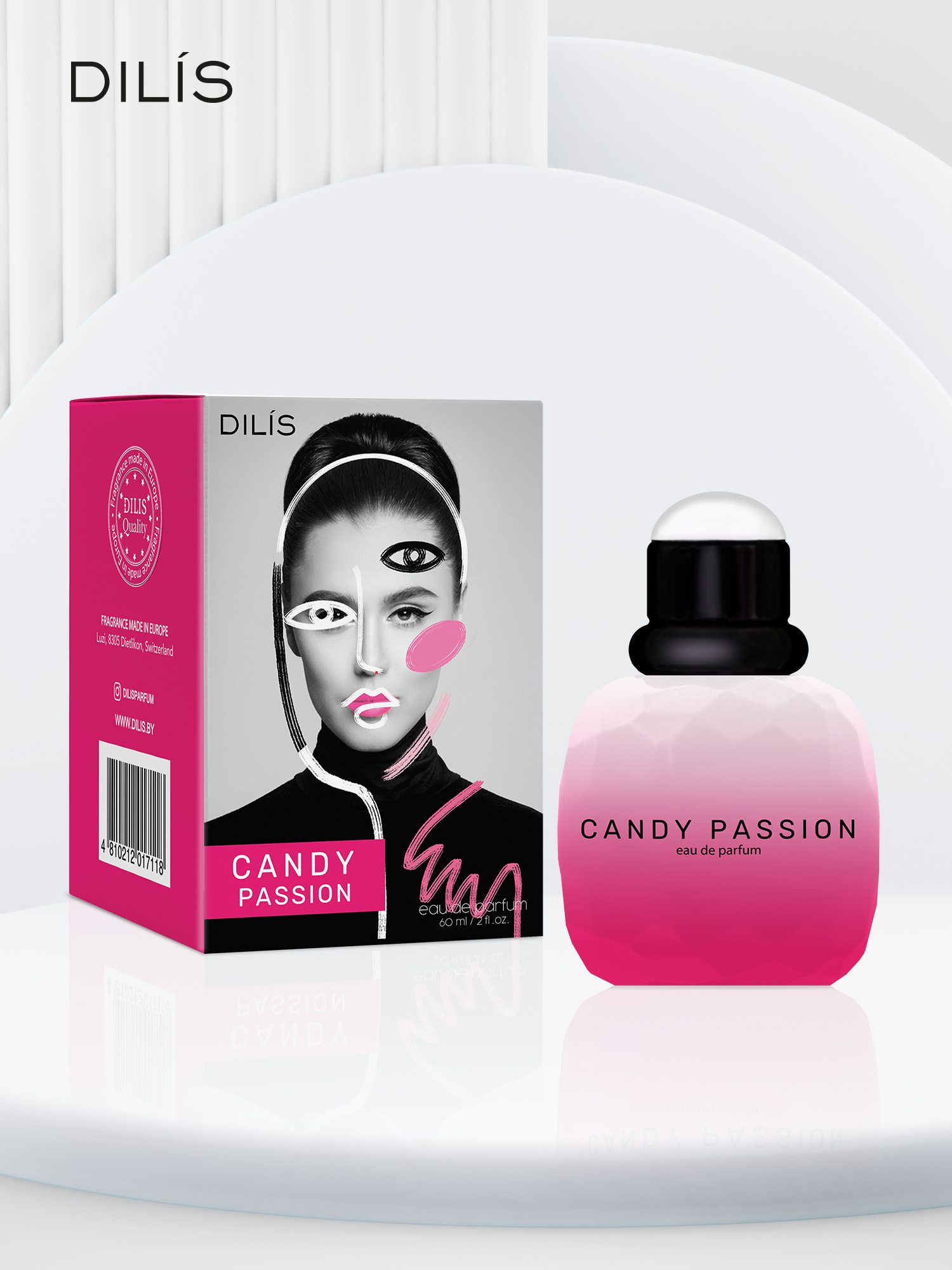 Парфюмерная вода для женщин Dilis Lost Paradise Candy Passion, 60 мл