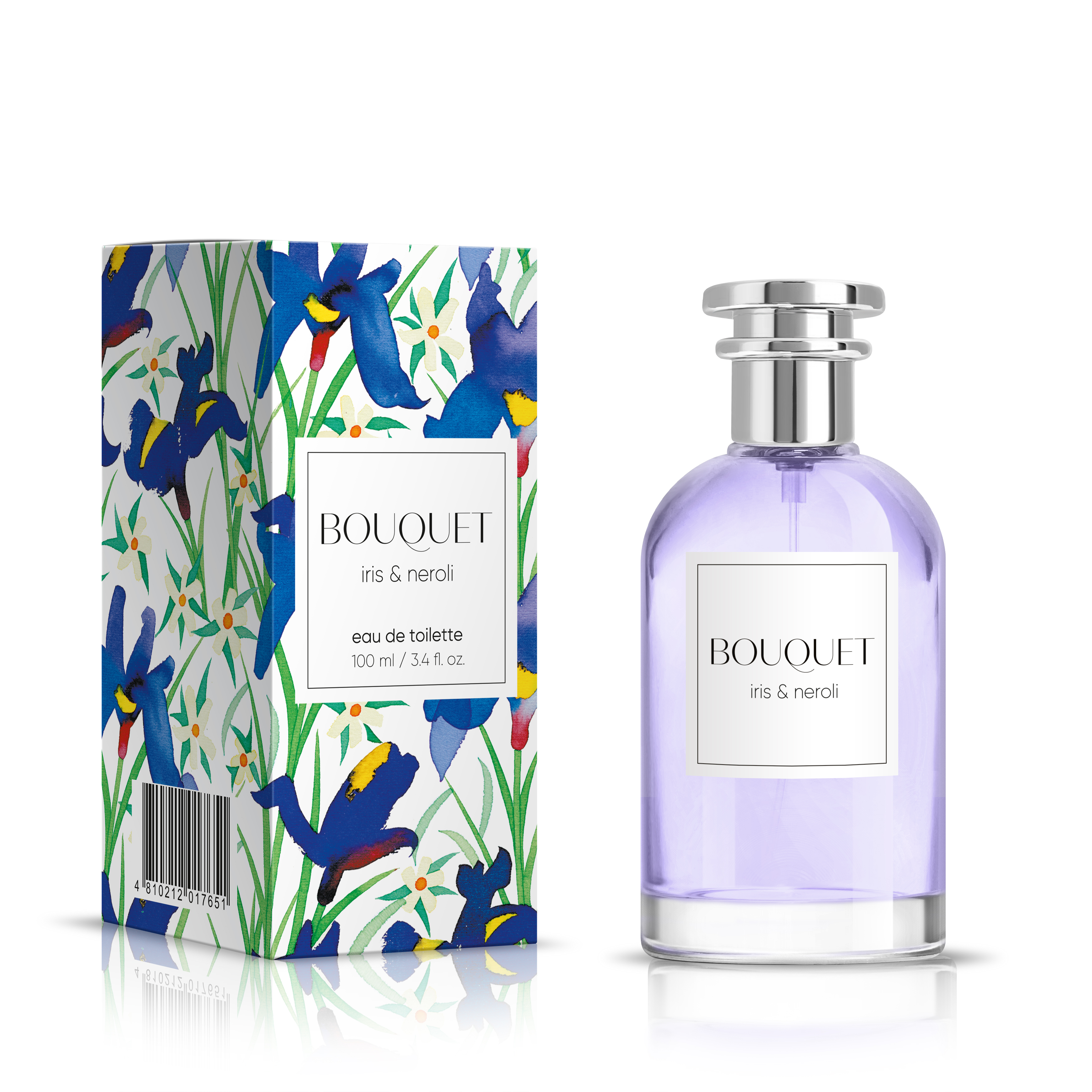 Туалетная вода для женщин La Ville Bouquet Iris and Neroli, 100 мл