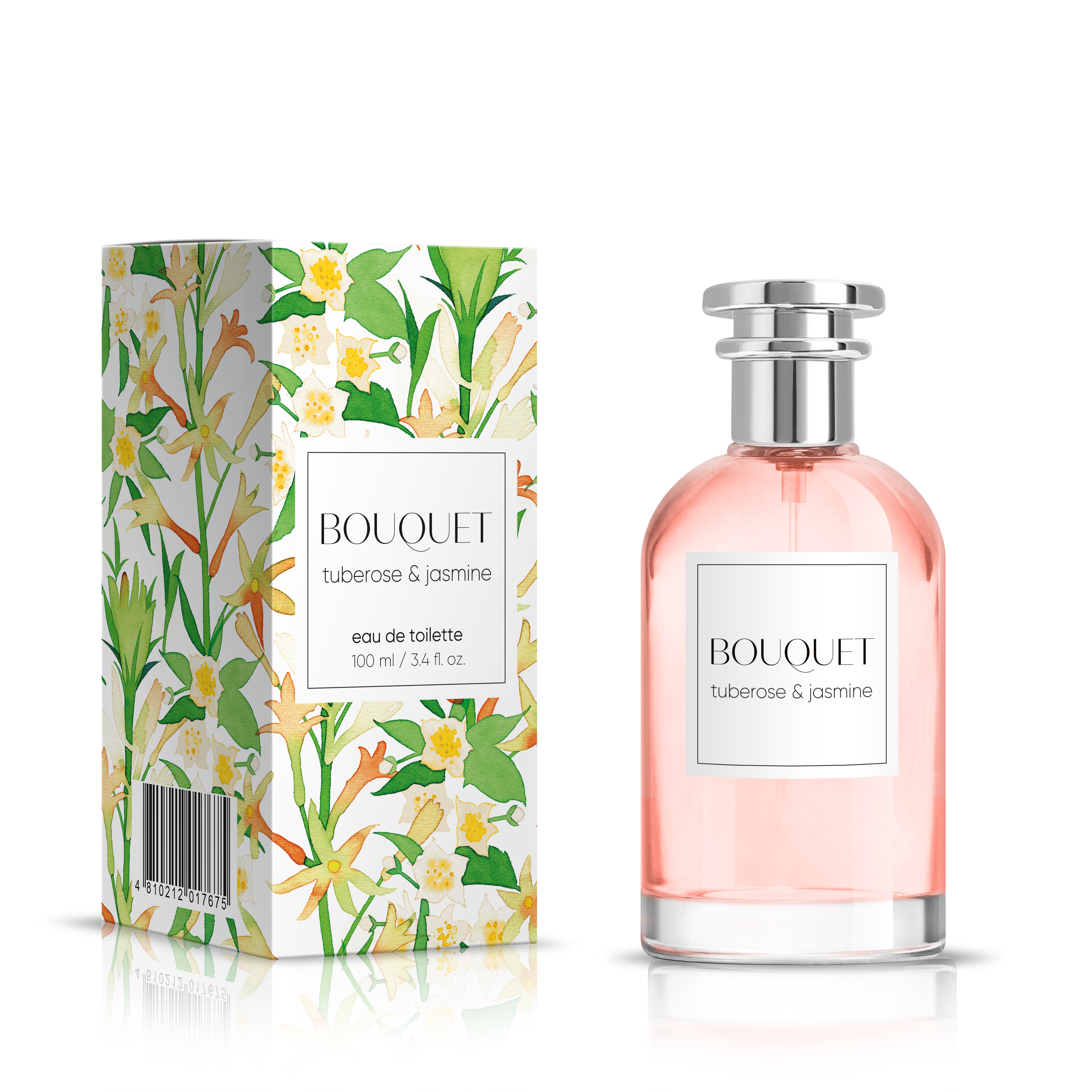 Туалетная вода для женщин La Ville Bouquet Tuberose and jasmine, 100 мл