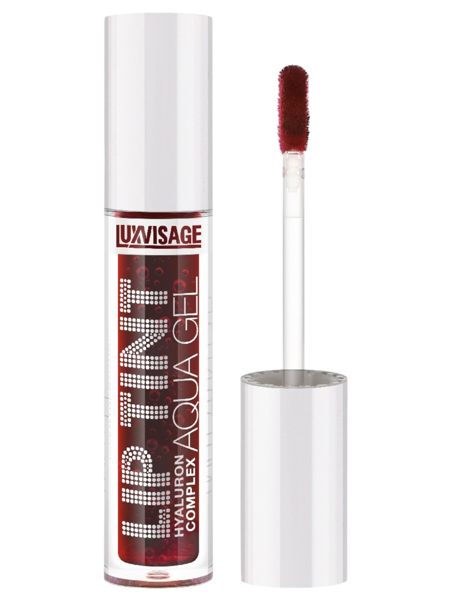 Тинт для губ Luxvisage Lip Tint Aqua Gel hyaluron complex, тон: 04 Rosewood, 3мл