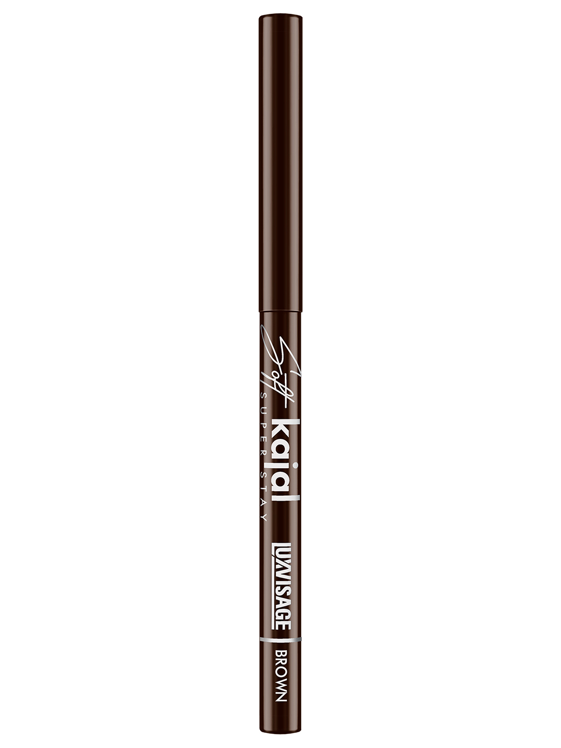 Карандаш для глаз Luxvisage Kajal Super stay, механический, тон: brown, 1г