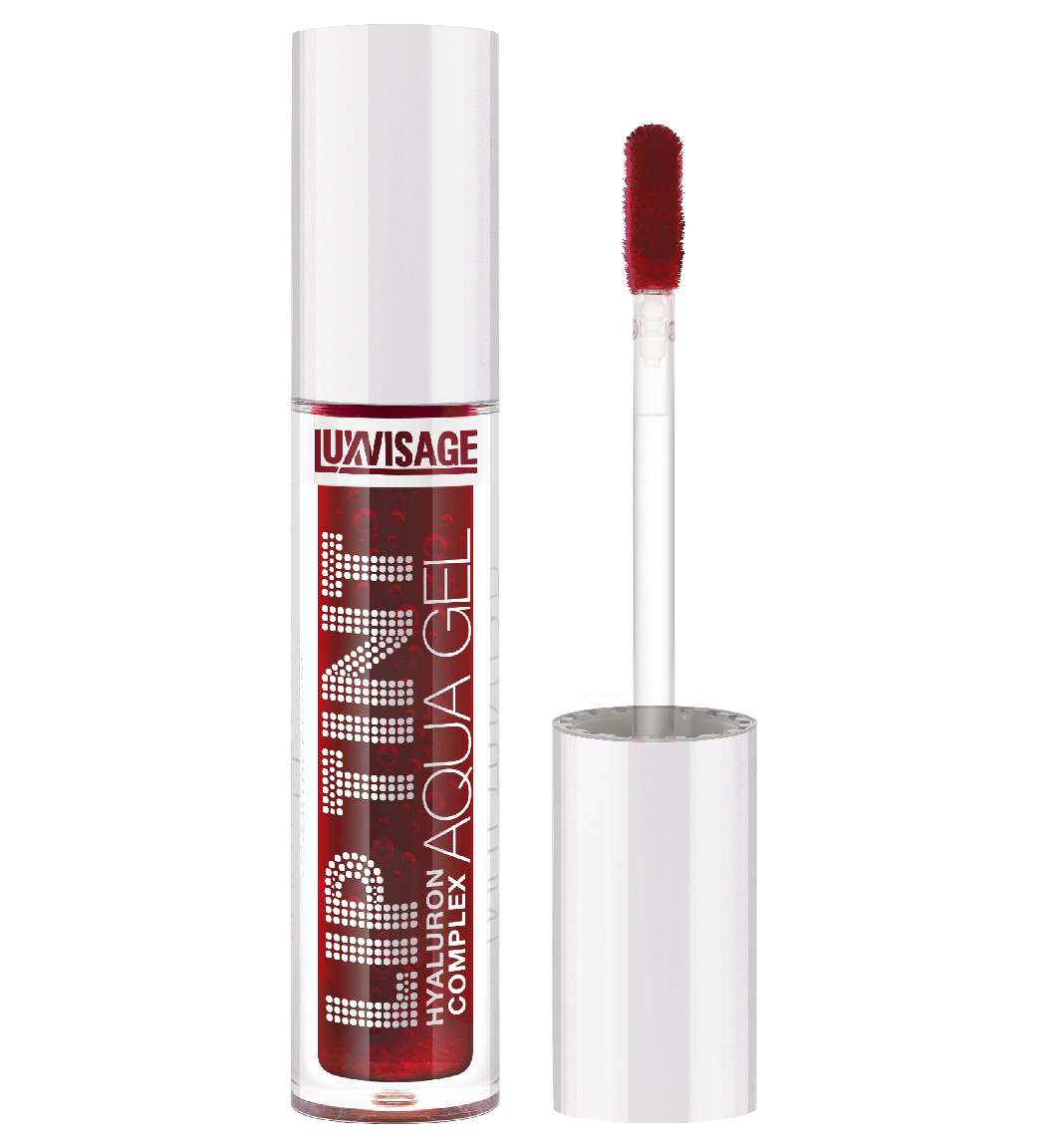 Тинт для губ с гиалуроновым комплексом Luxvisage Lip Tint Aqua Gel, тон 05 Wine Red, 3.4г