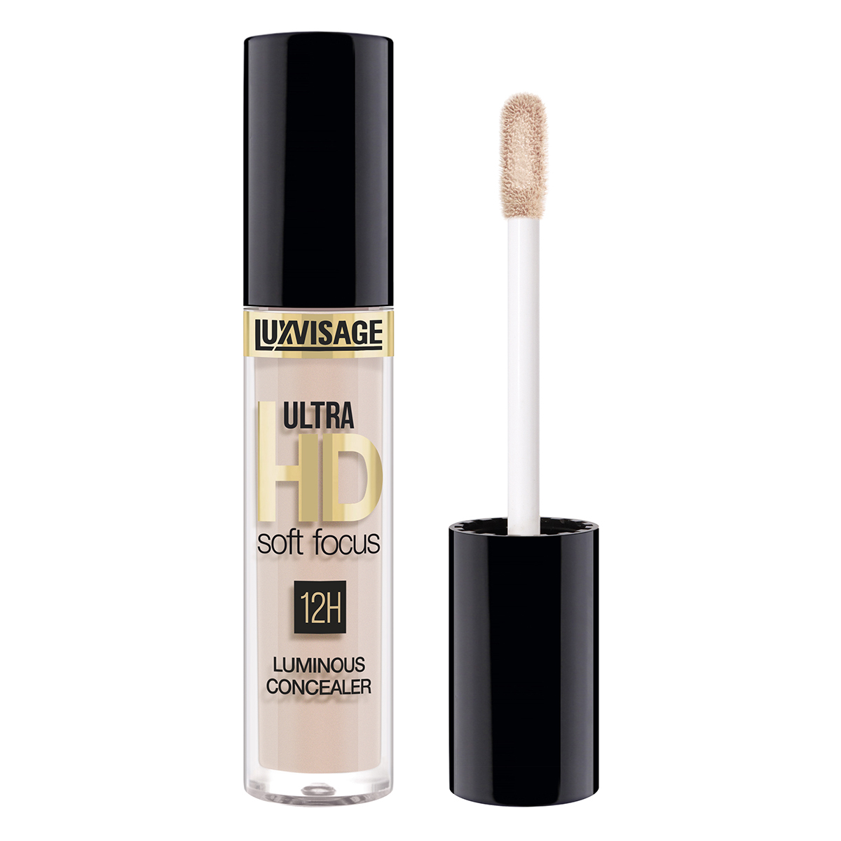 Консилер Luxvisage Ultra HD Soft Focus 12H, светоотражающий, тон: 12 Nude, 3.7мл