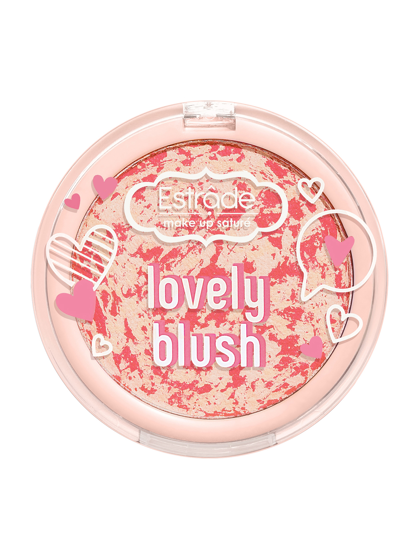 Estrade румяна компактные Прелестный румянец (Lovely Blush) тон201 свет-роз