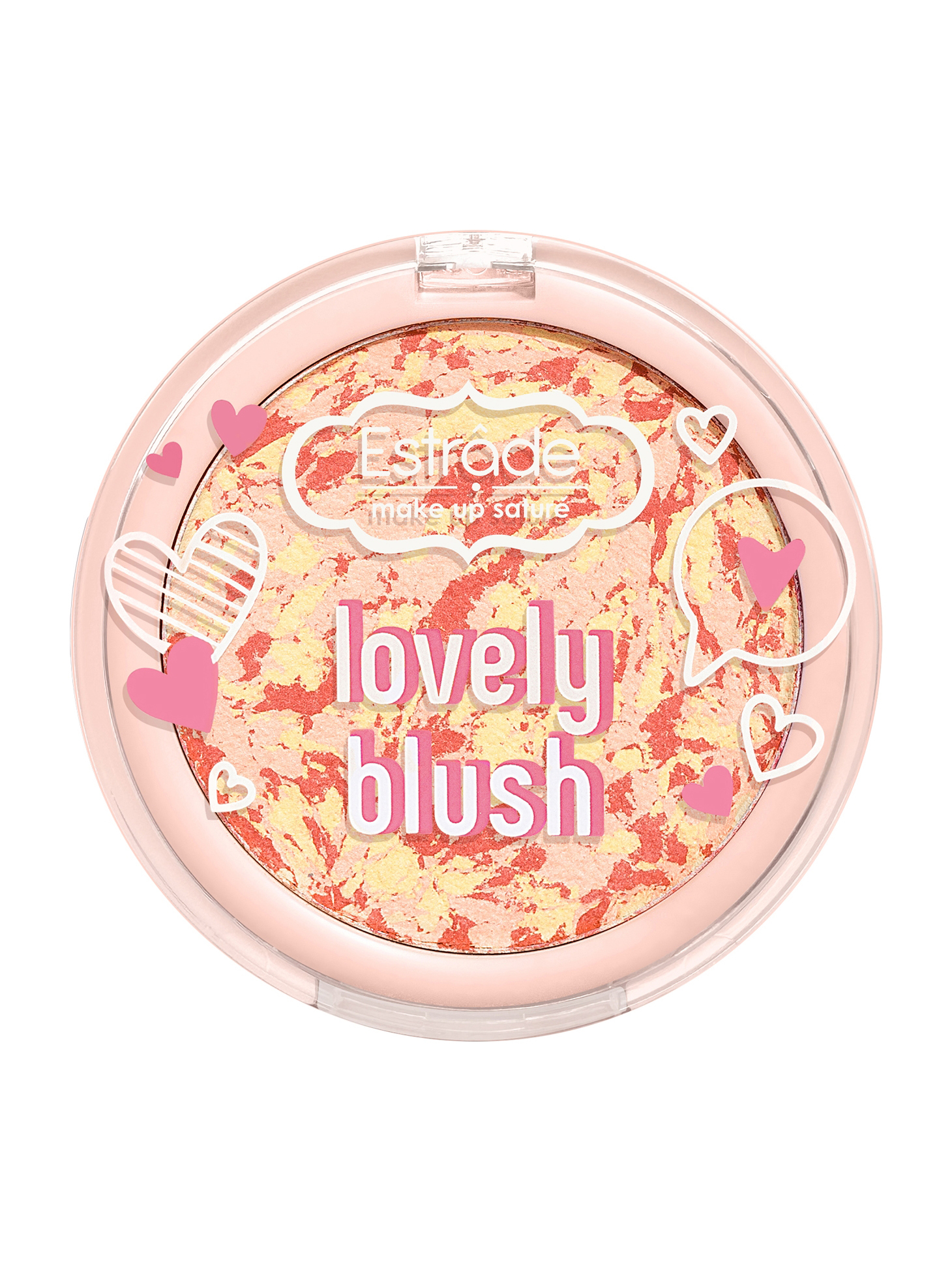 Estrade румяна компактные Прелестный румянец (Lovely Blush) тон202 персик