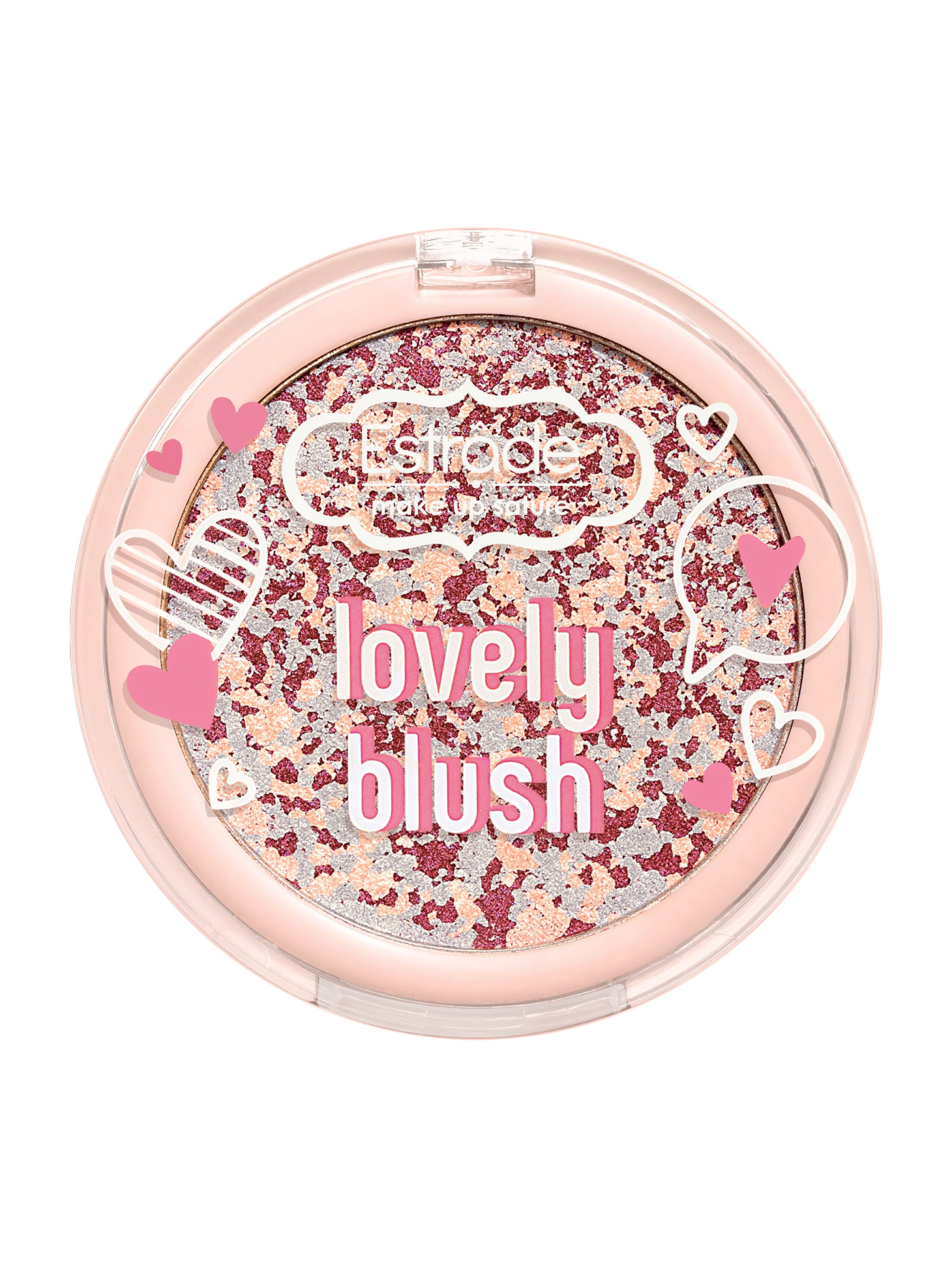 Estrade румяна компактные Прелестный румянец (Lovely Blush) тон204 роз-лил