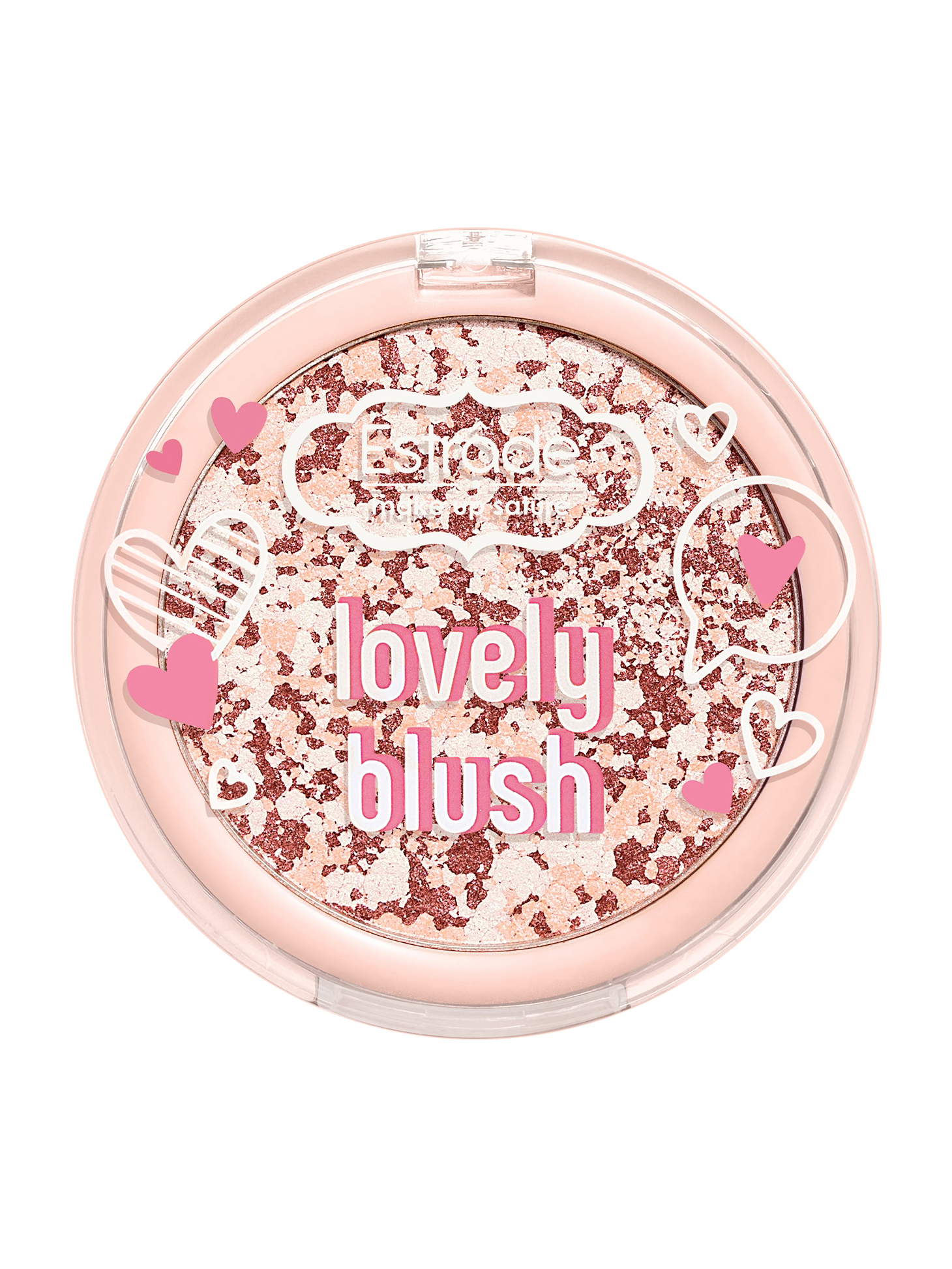 Estrade румяна компактные Прелестный румянец (Lovely Blush) тон205 беж-роз