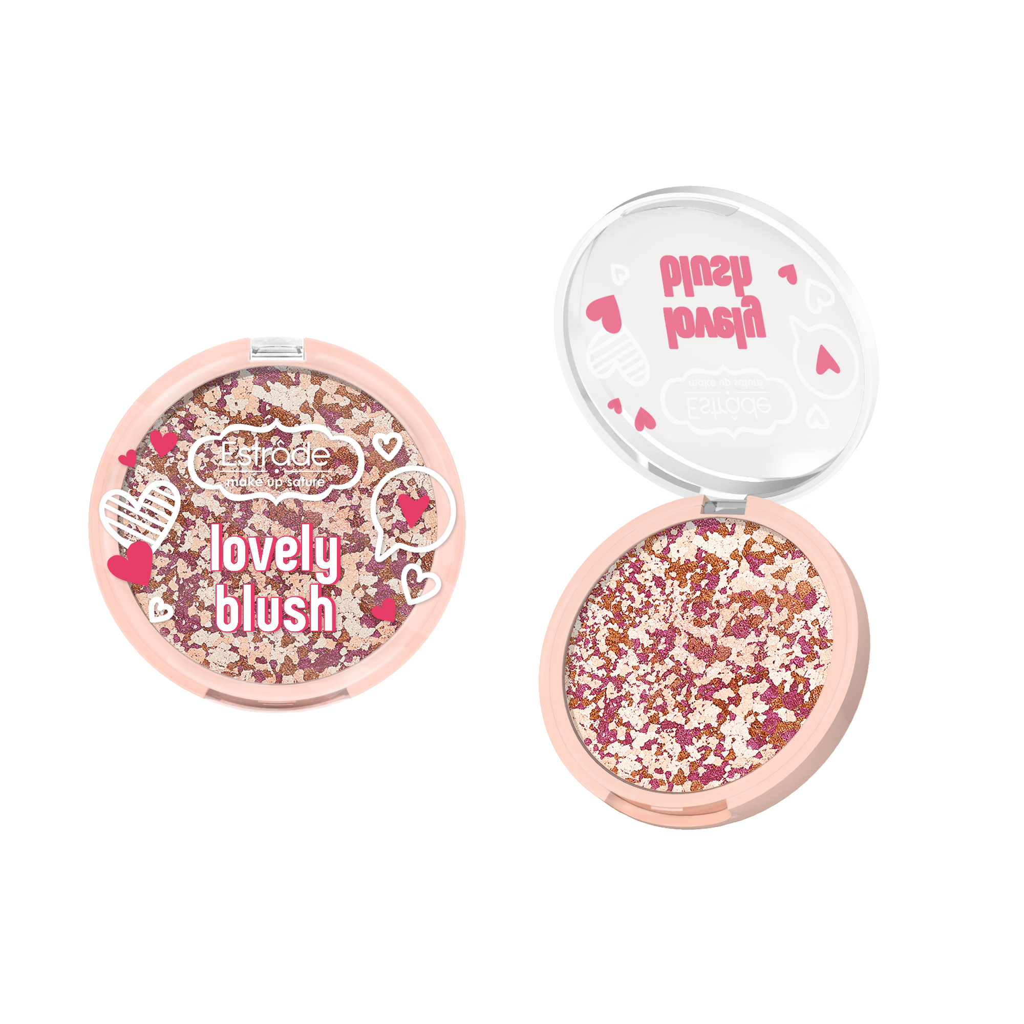 Estrade румяна компактные Прелестный румянец (Lovely Blush) тон206 кор-роз