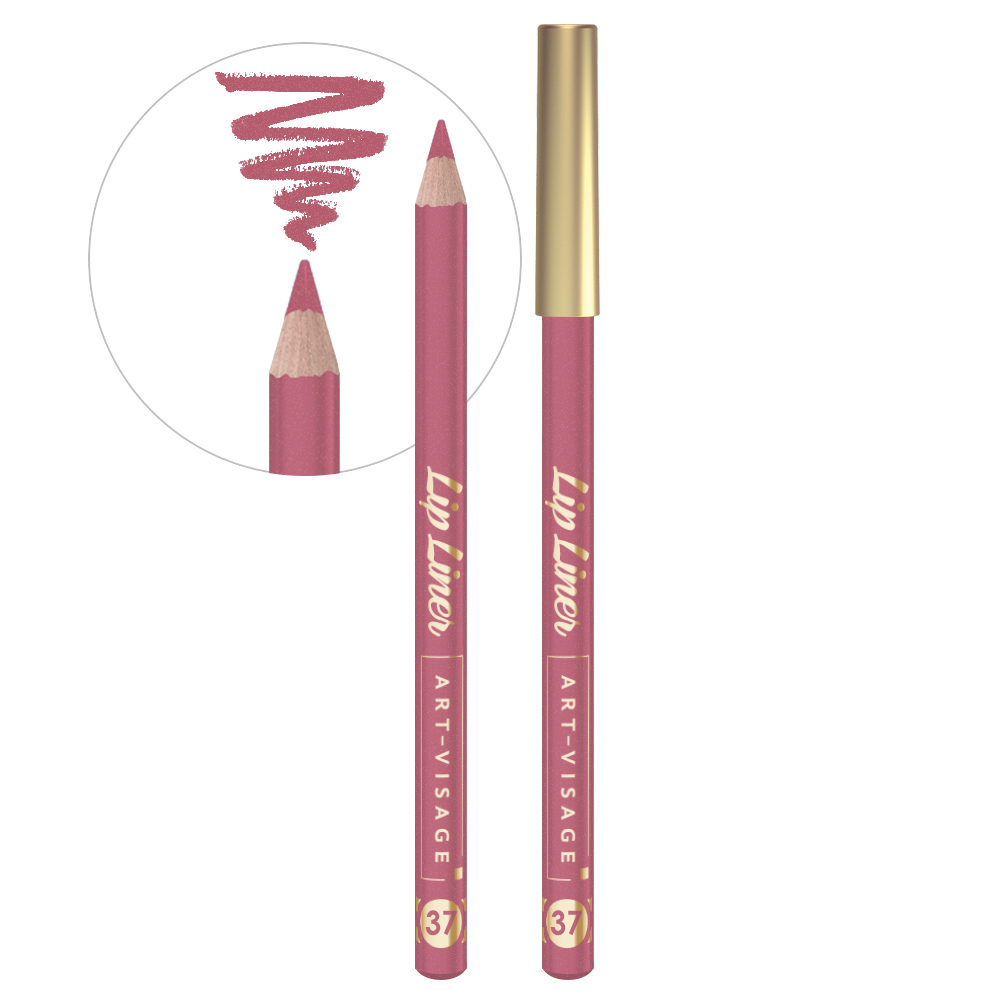 Art-Visage карандаш для губ Lip liner тон37 пыльная роза