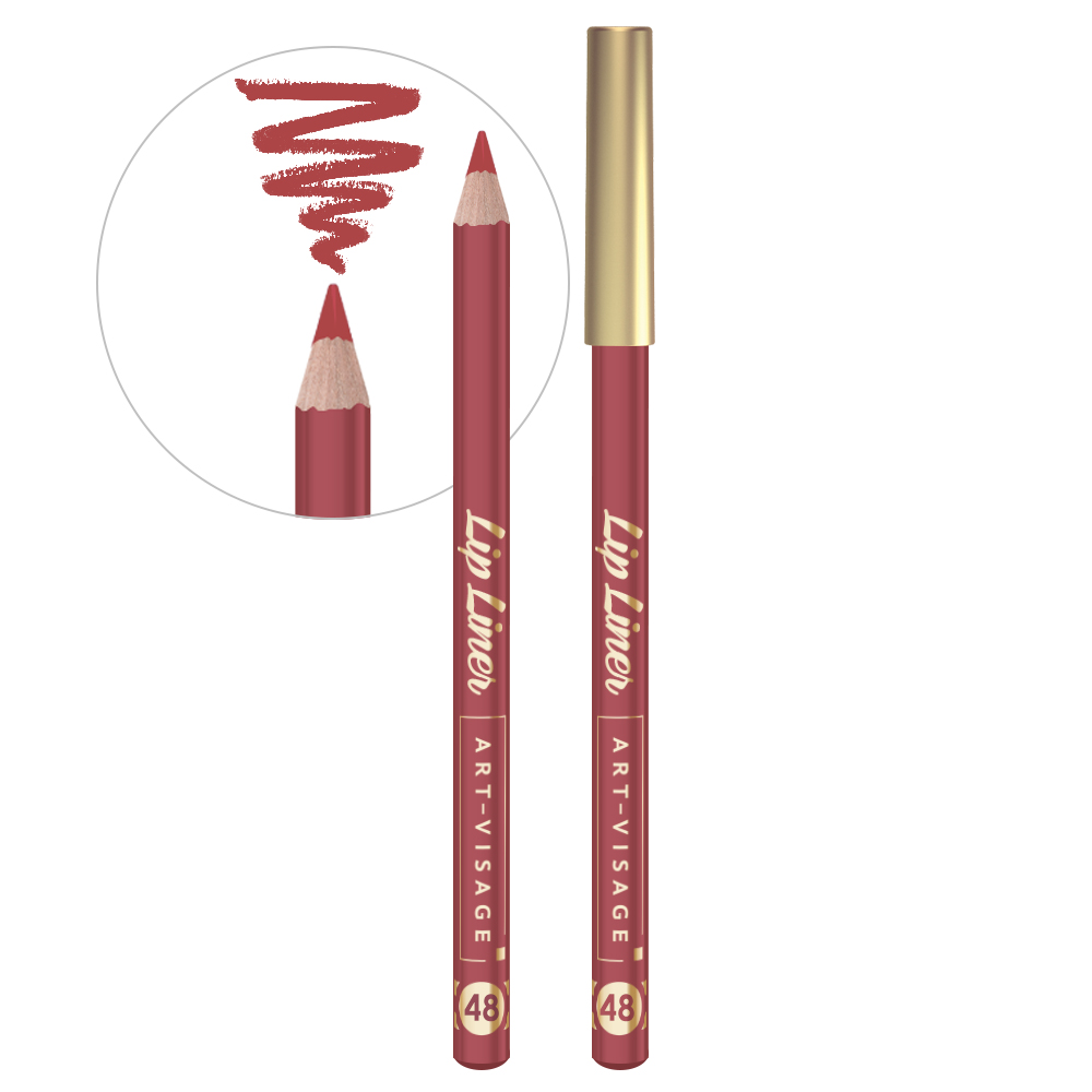 Карандаш для губ Art-Visage Lip liner 48 карамельный, 1,3 гр