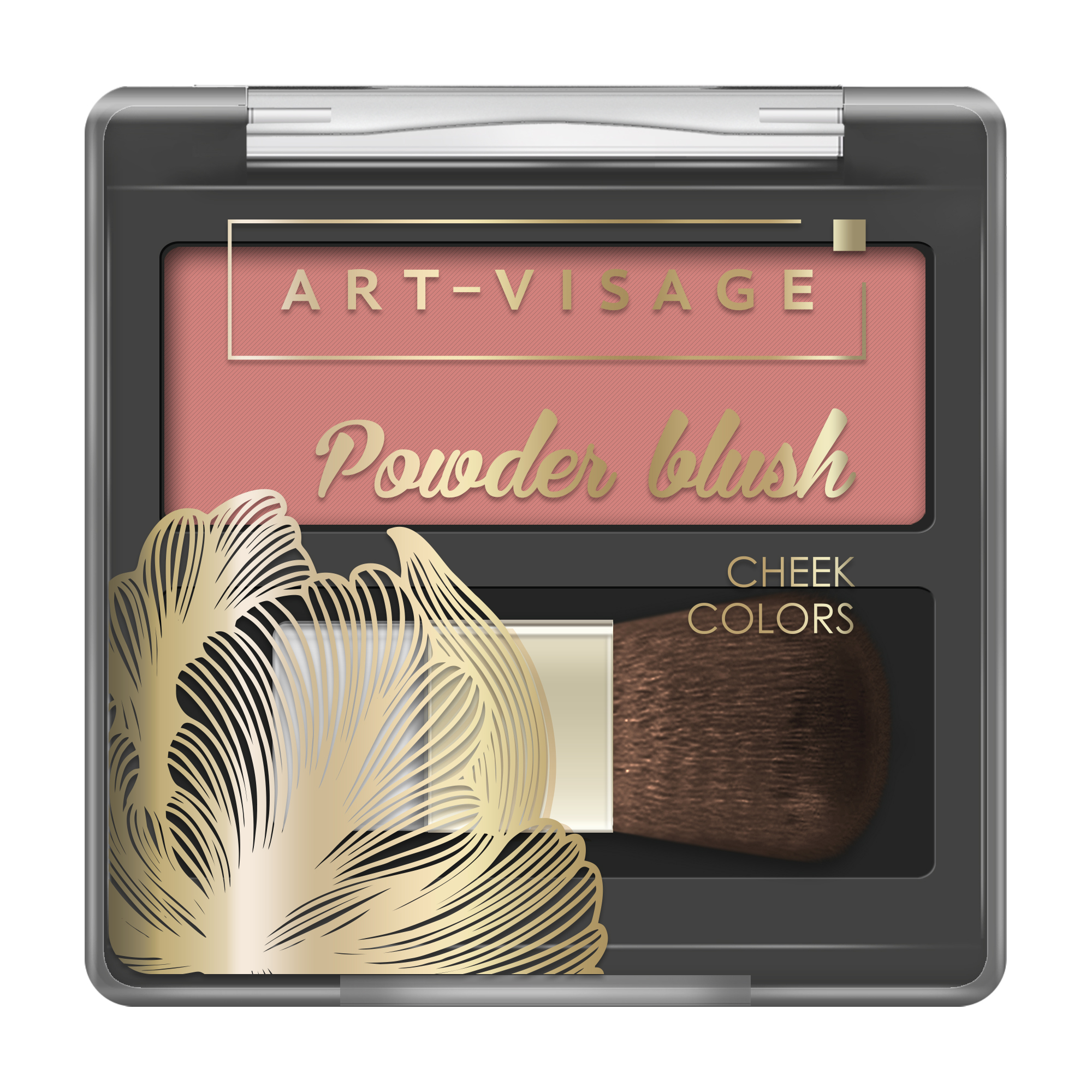 Art-Visage румяна пудровые (Powder Blush) тон302 хол.розовый
