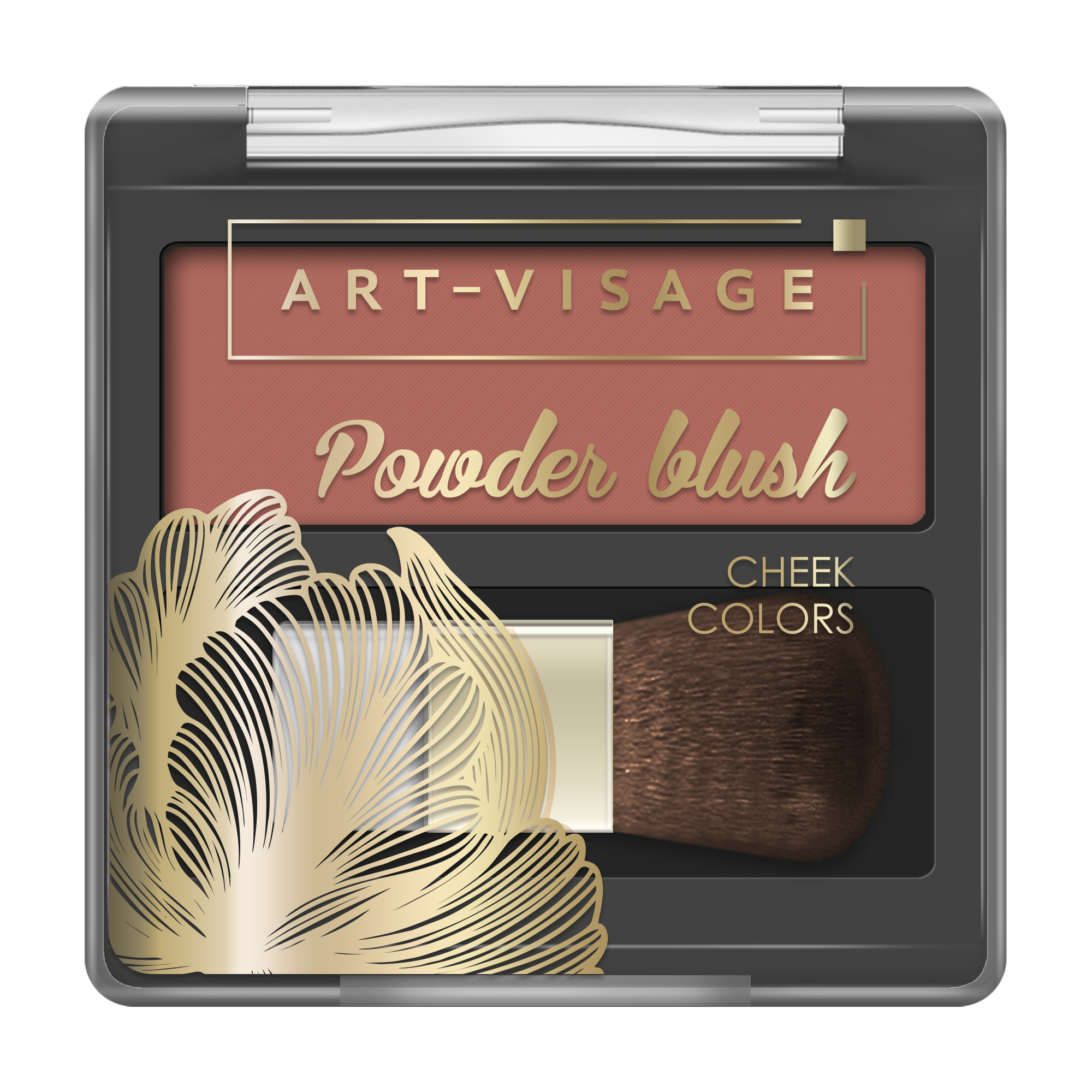 Art-Visage румяна пудровые (Powder Blush) тон304 закат