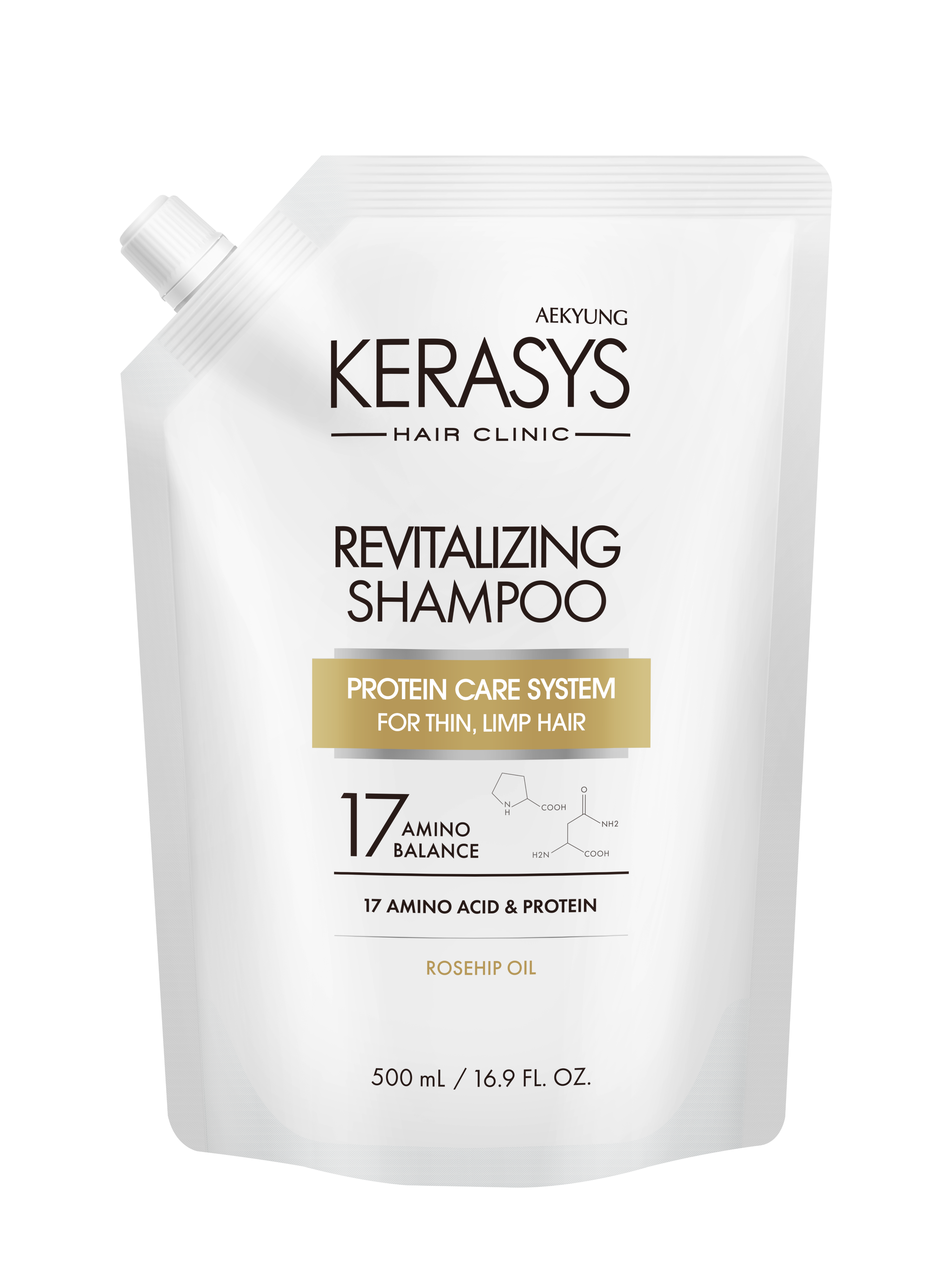 Шампунь для волос Kerasys Revitalizing , оздоравливающий, дой-пак, 500мл