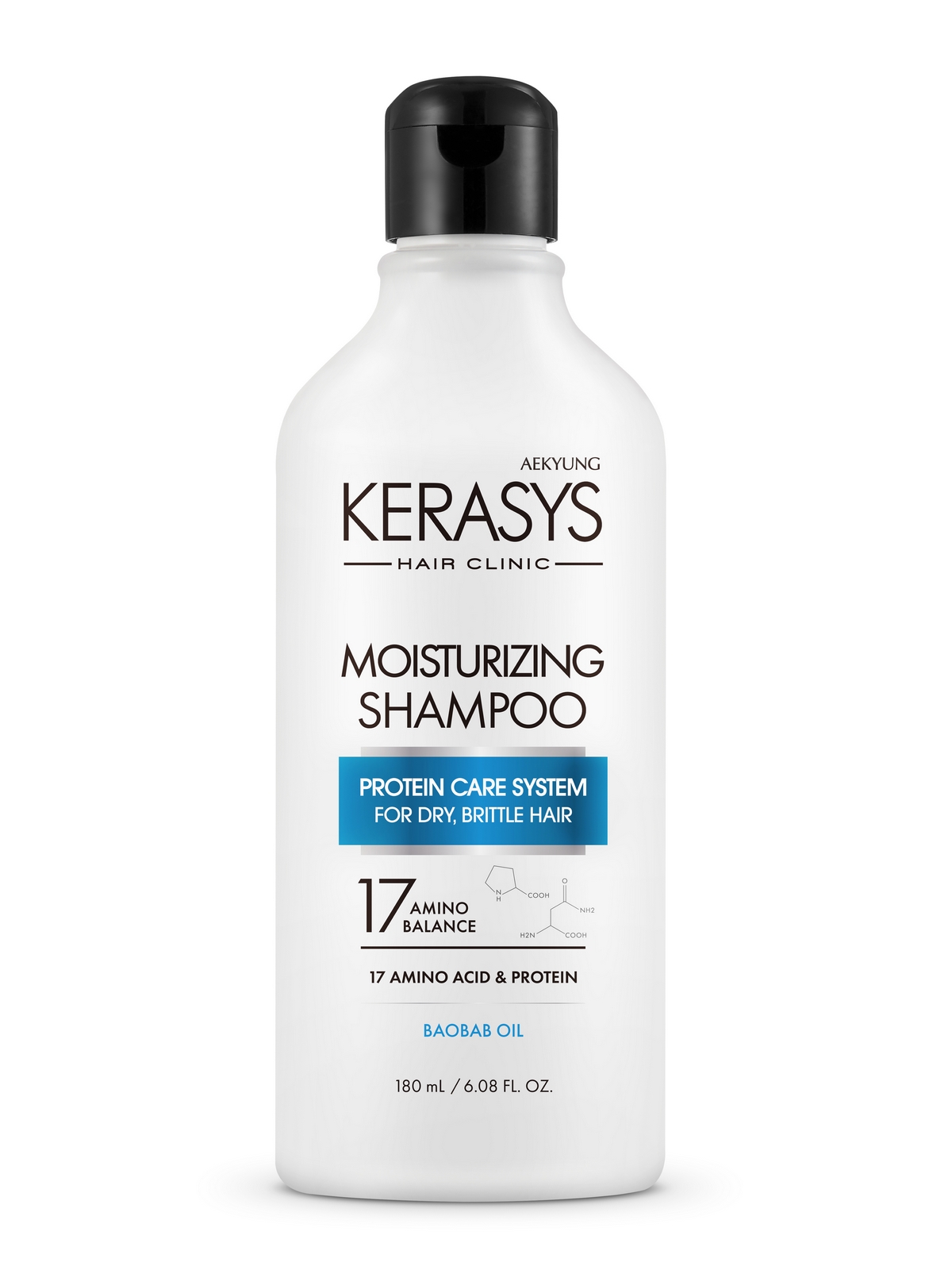 Шампунь для волос Kerasys Moisturizing, увлажняющий, 180мл