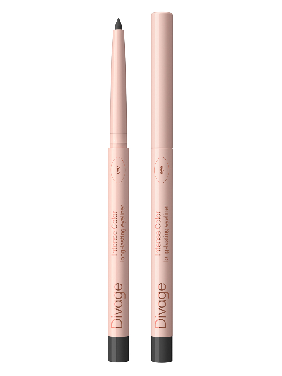 Стойкий карандаш для глаз Divage Intense Color, автоматический, тон: 01 черный, 3г
