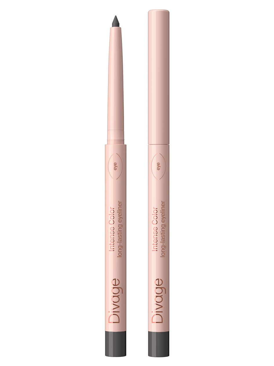 Стойкий карандаш для глаз Divage Intense Color, автоматический, тон: 03 серый, 3г