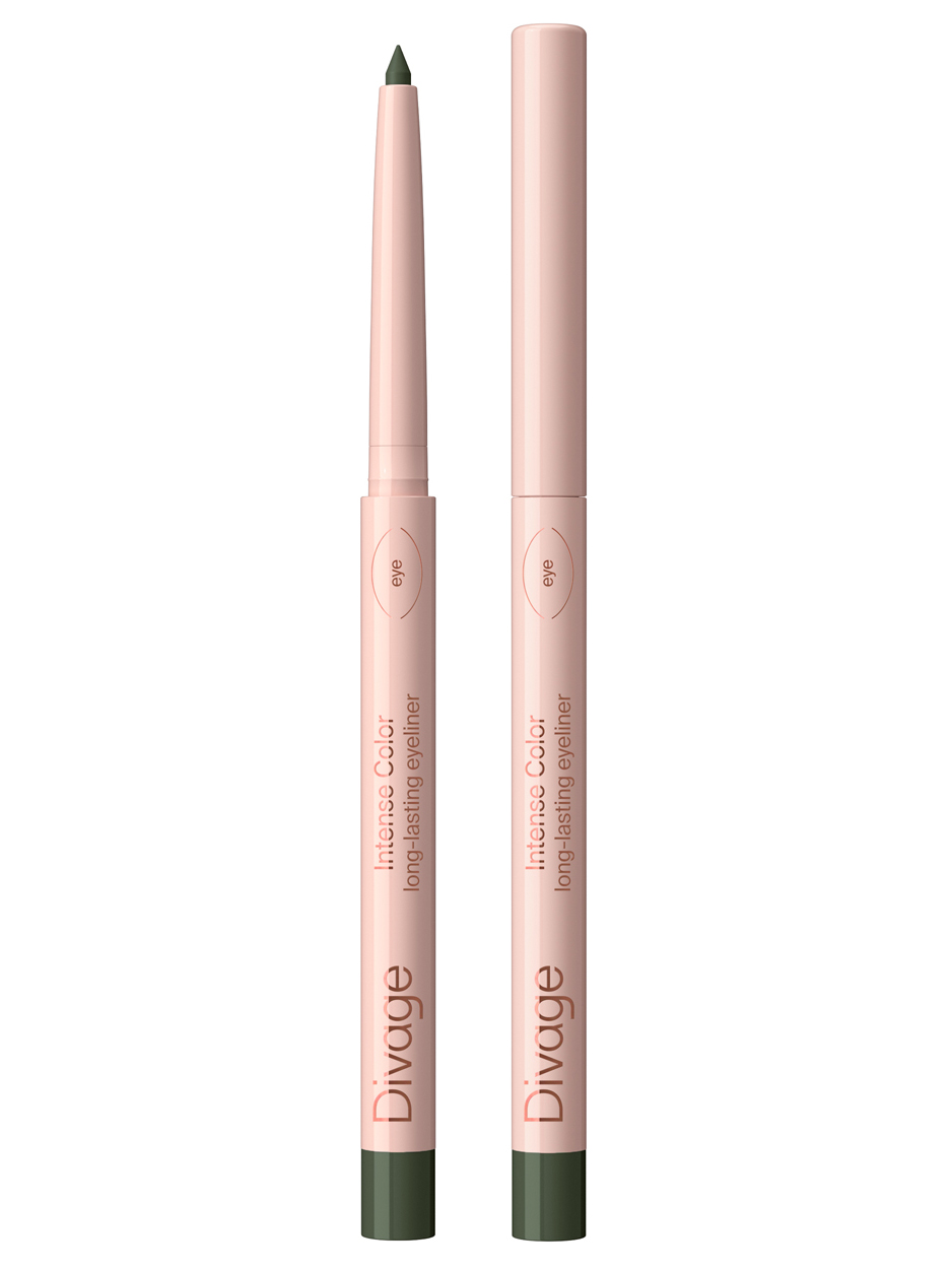 Стойкий карандаш для глаз Divage Intense Color, автоматический, тон: 04 зеленый, 3г