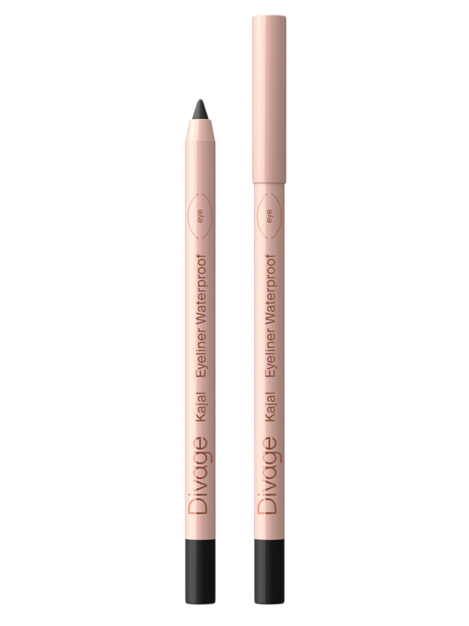 Карандаш для глаз Divage Eye Pencil Kajal Eyeliner, тон: 01 черный