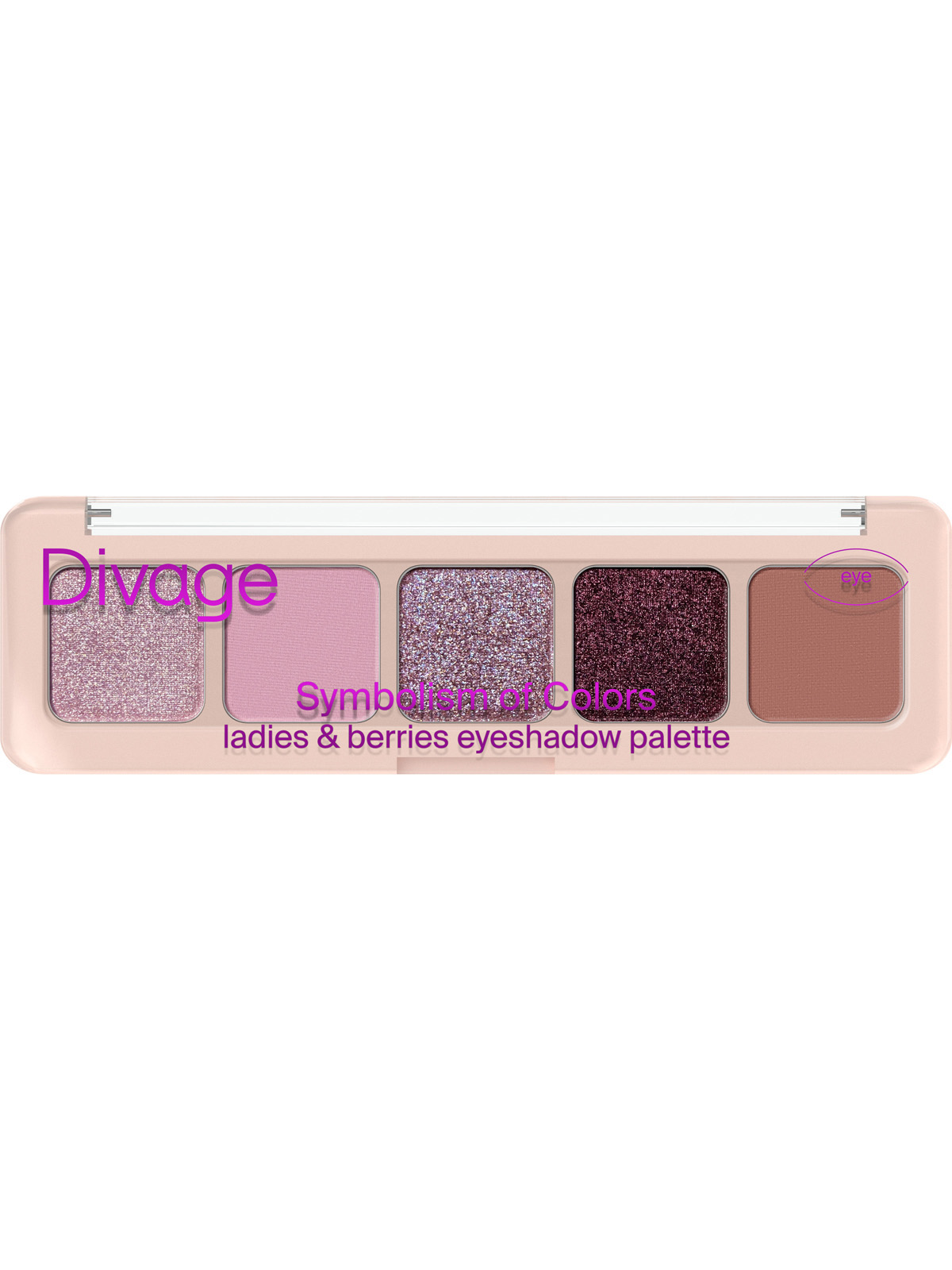 Divage Тени Для Век В Палетке Palette Symbolism Of Colors Ж Товар Леди&ягоды Ladies&berries