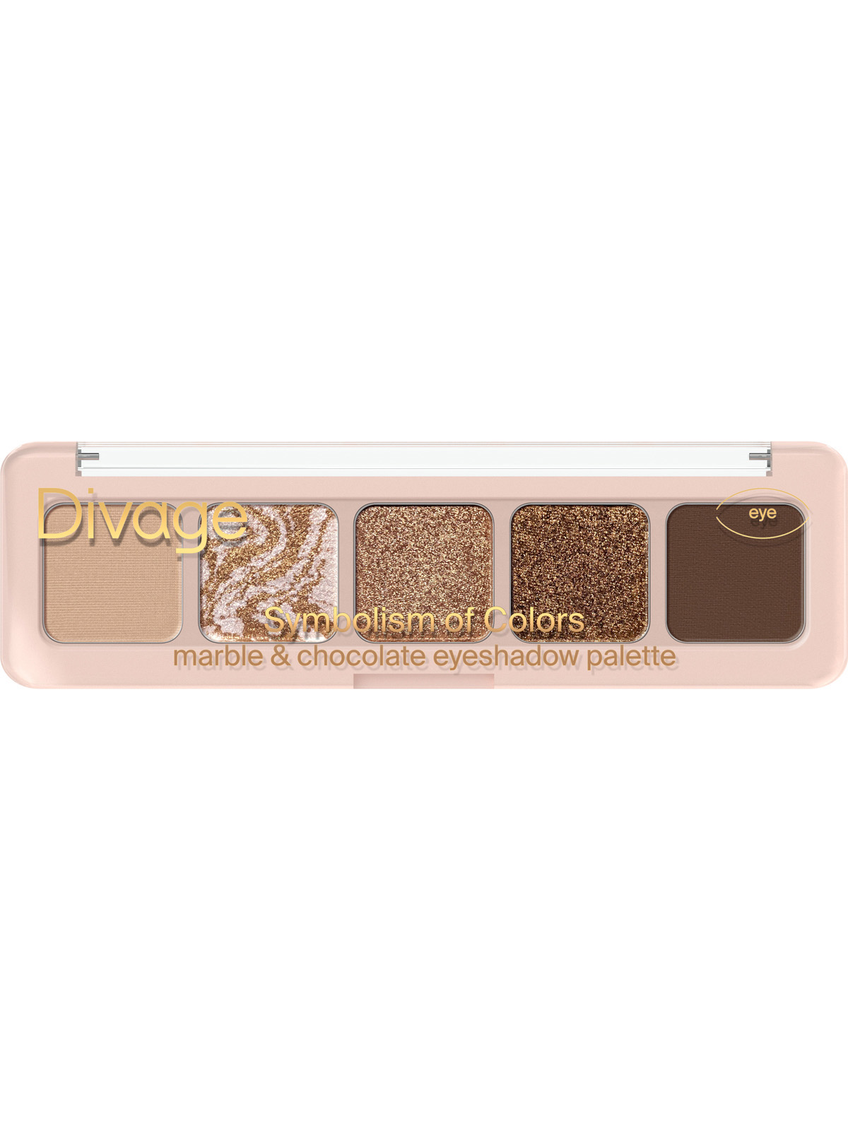 Divage Тени Для Век В Палетке Palette Symbolism Of Colors Ж Товар Мрамор&Шоколад Marble&chocolate