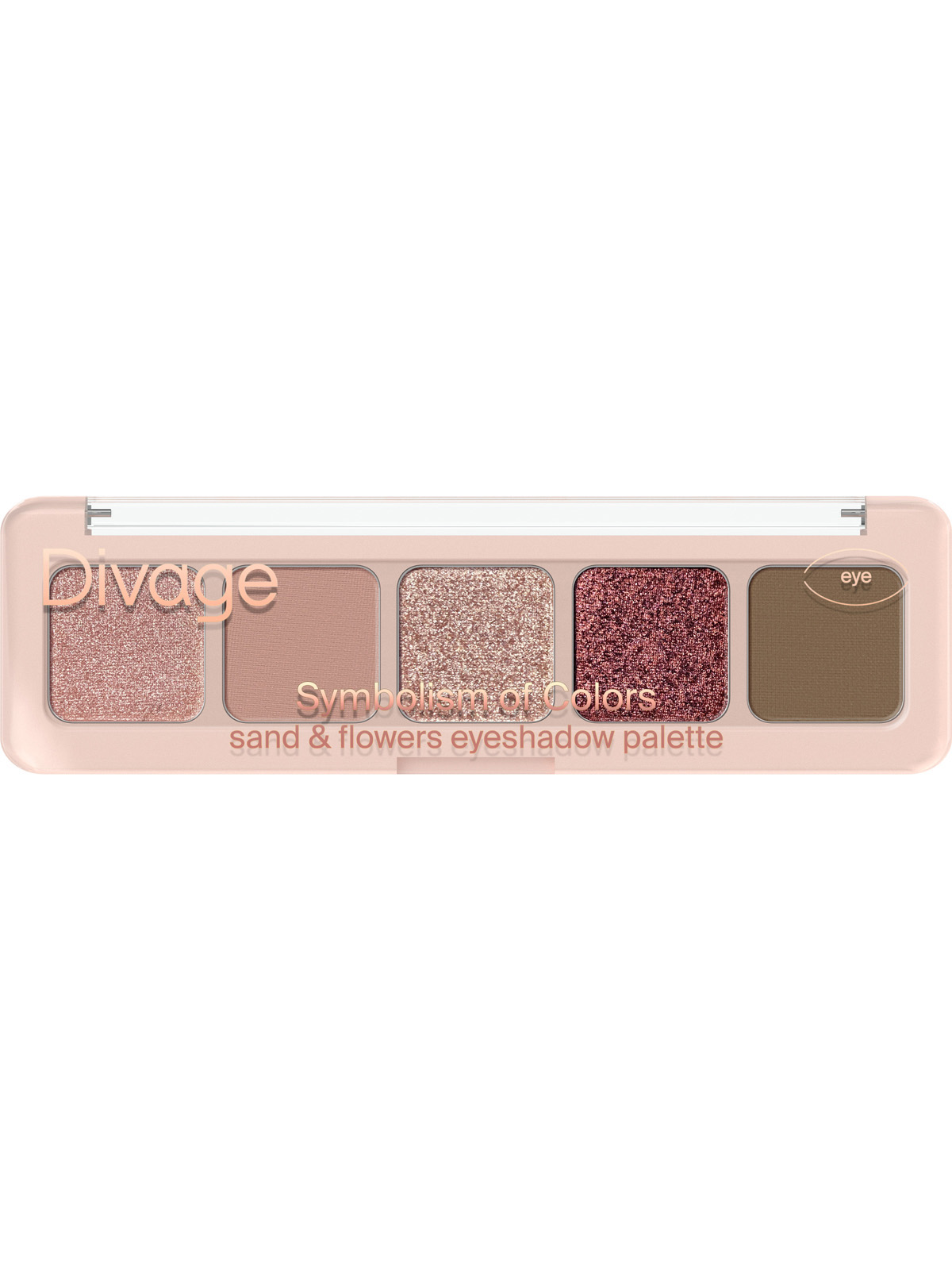 Divage Тени Для Век В Палетке Palette Symbolism Of Colors Ж Товар Песок&Цветы Sand&flowers